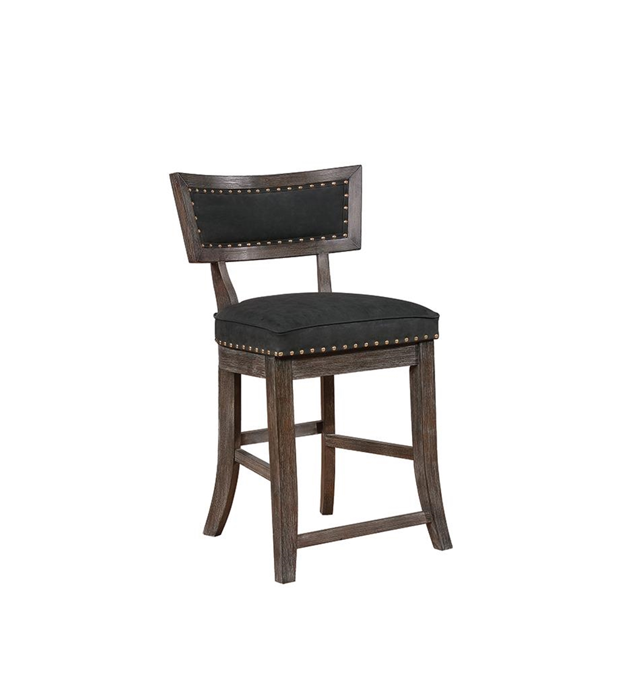 Rustic Black Counter-Height Dining Chair - Click Image to Close