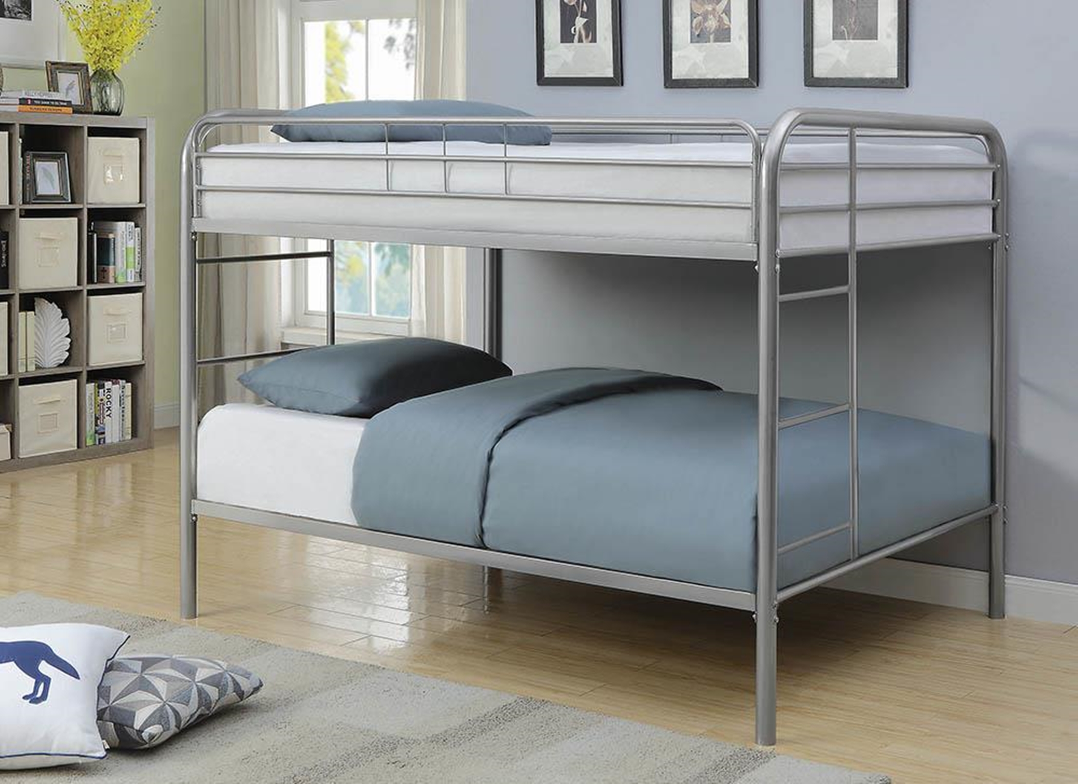 Morgan Silver Full Bunk Bed