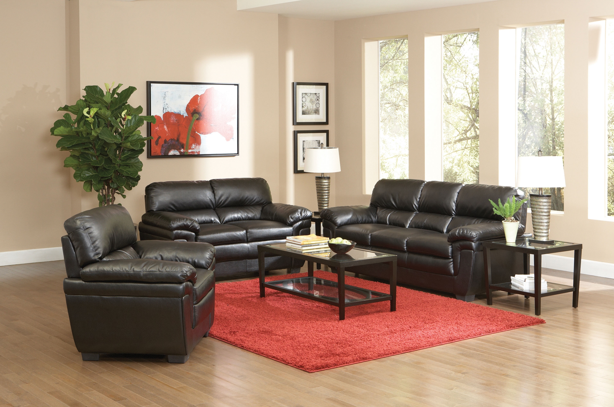 Fenmore Transitional Black 3 Pc.