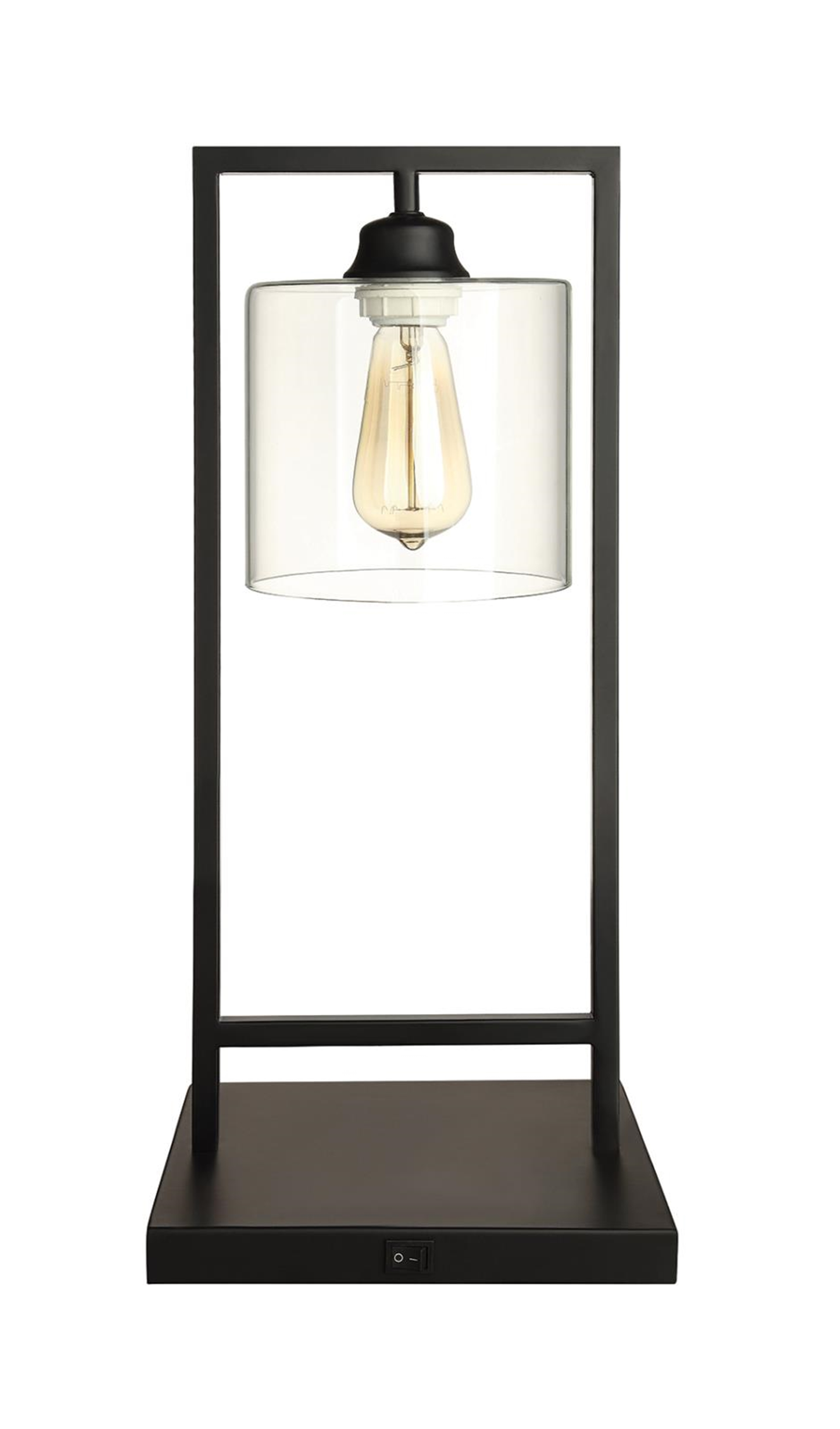 Transitional Black Table Lamp