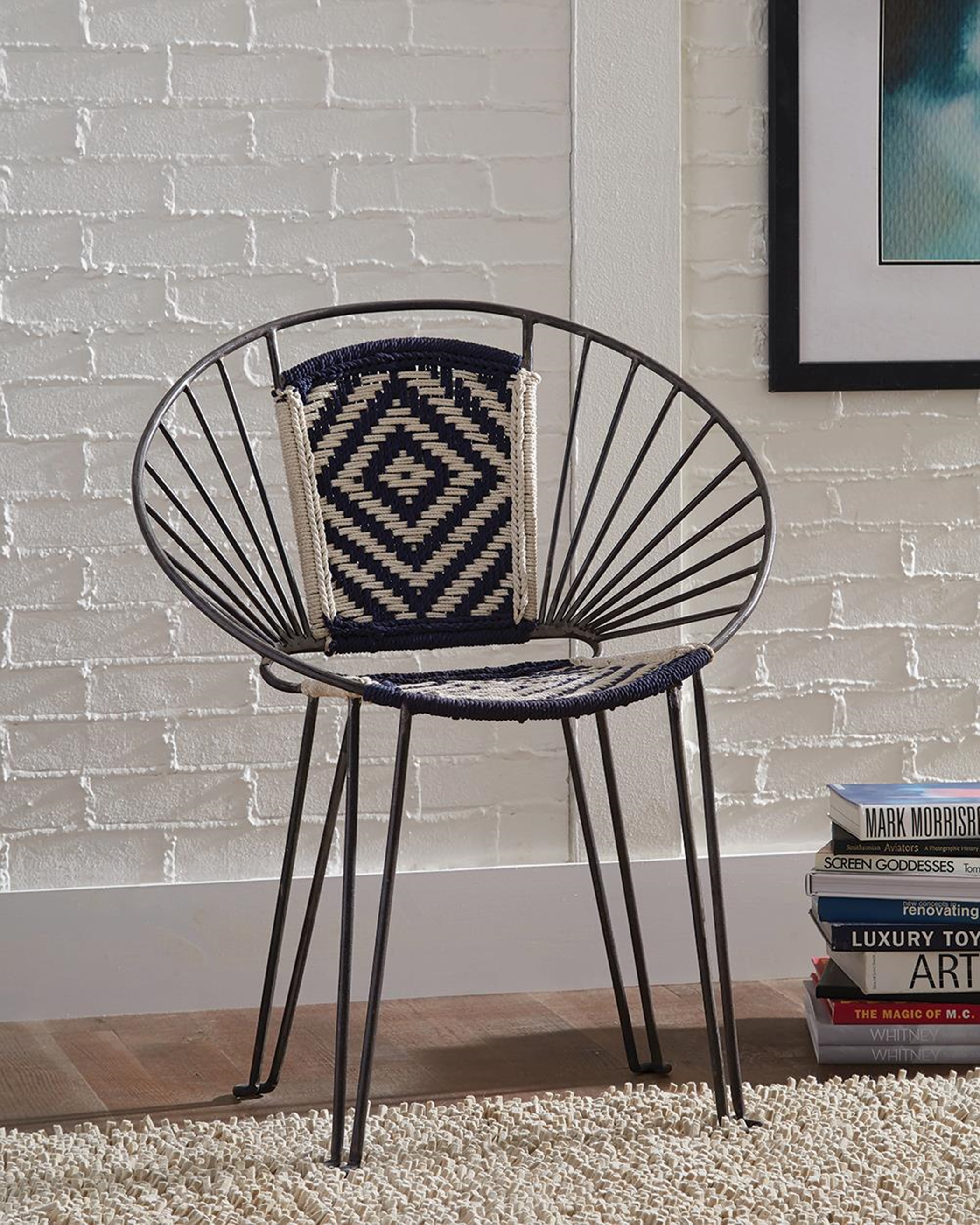 Contemporary Gunmetal Accent Chair