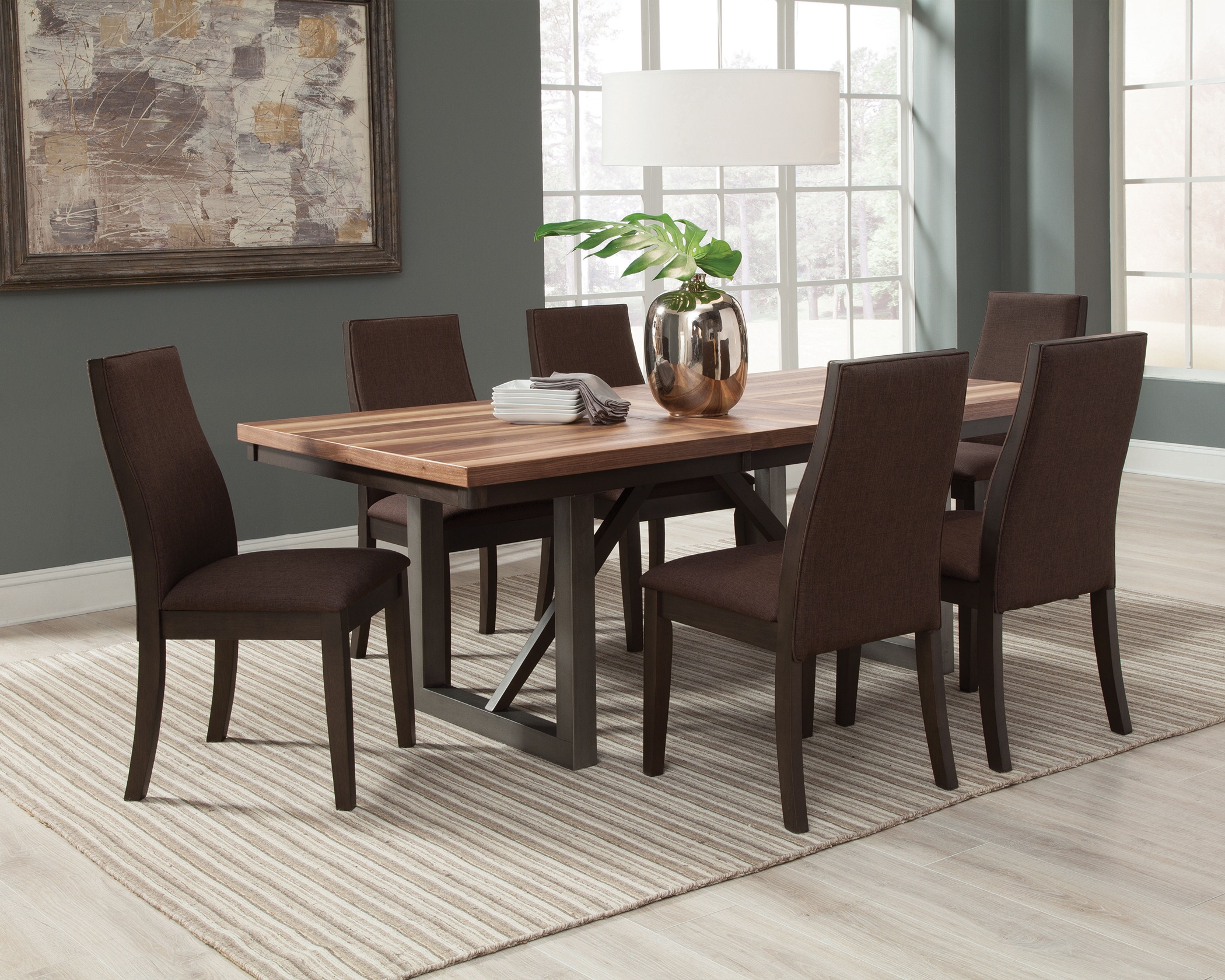 Spring Creek Industrial Natural Walnut 5 Pc. Set - Click Image to Close