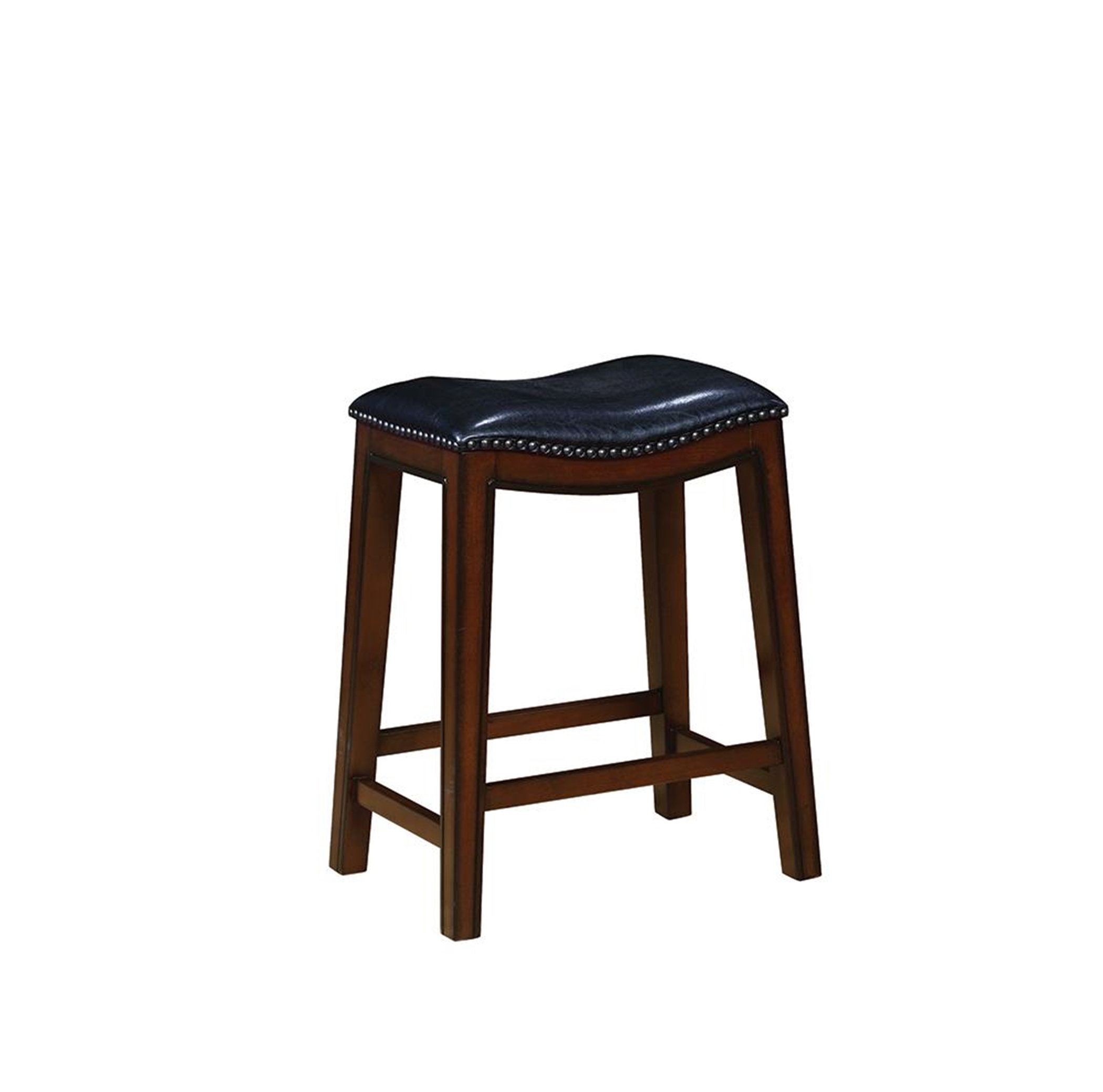 Traditional Black Counter-Height Stool - Click Image to Close