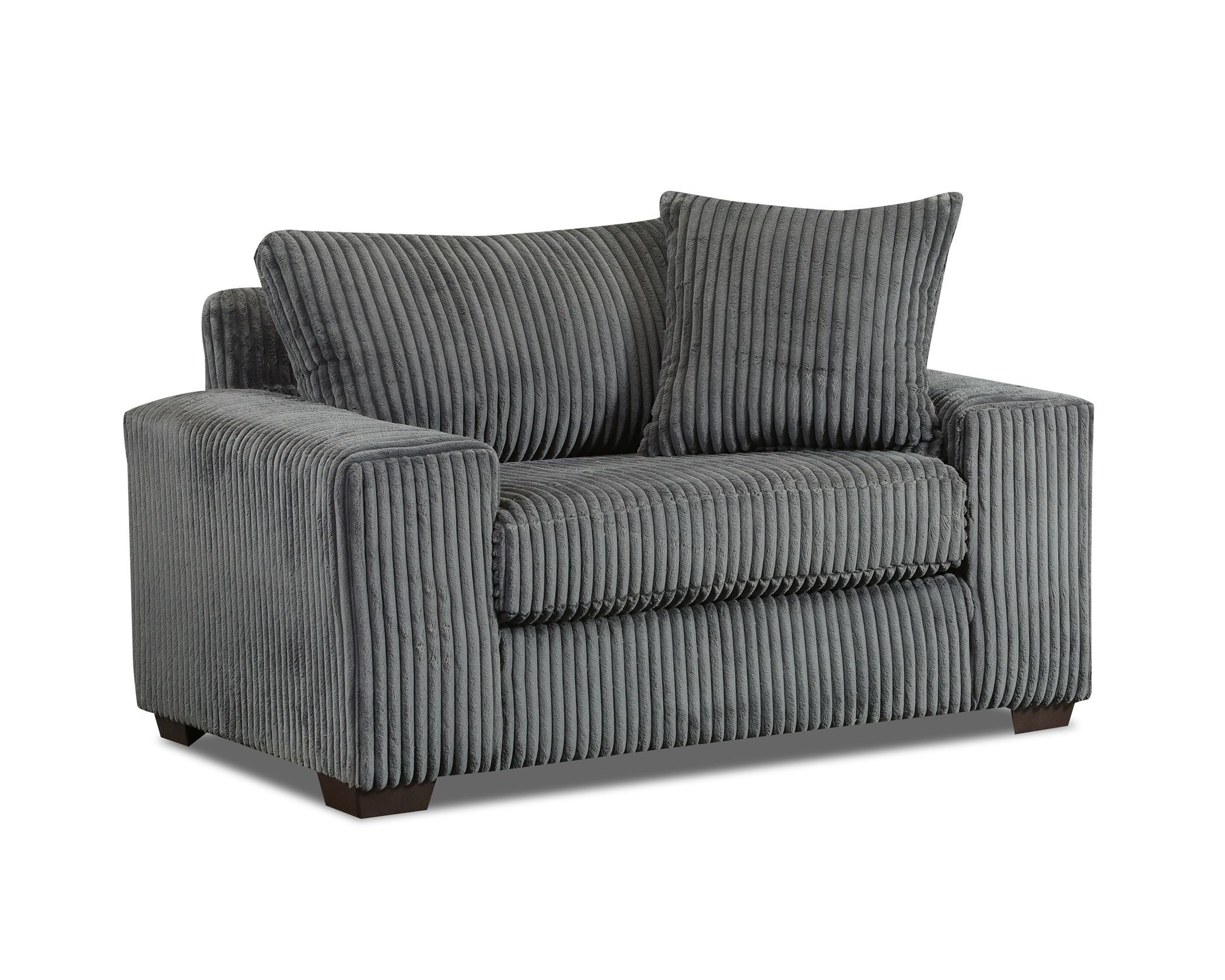 1300-07 Charcoal Big Chair (image for) 1300-07 Charcoal Big Chair