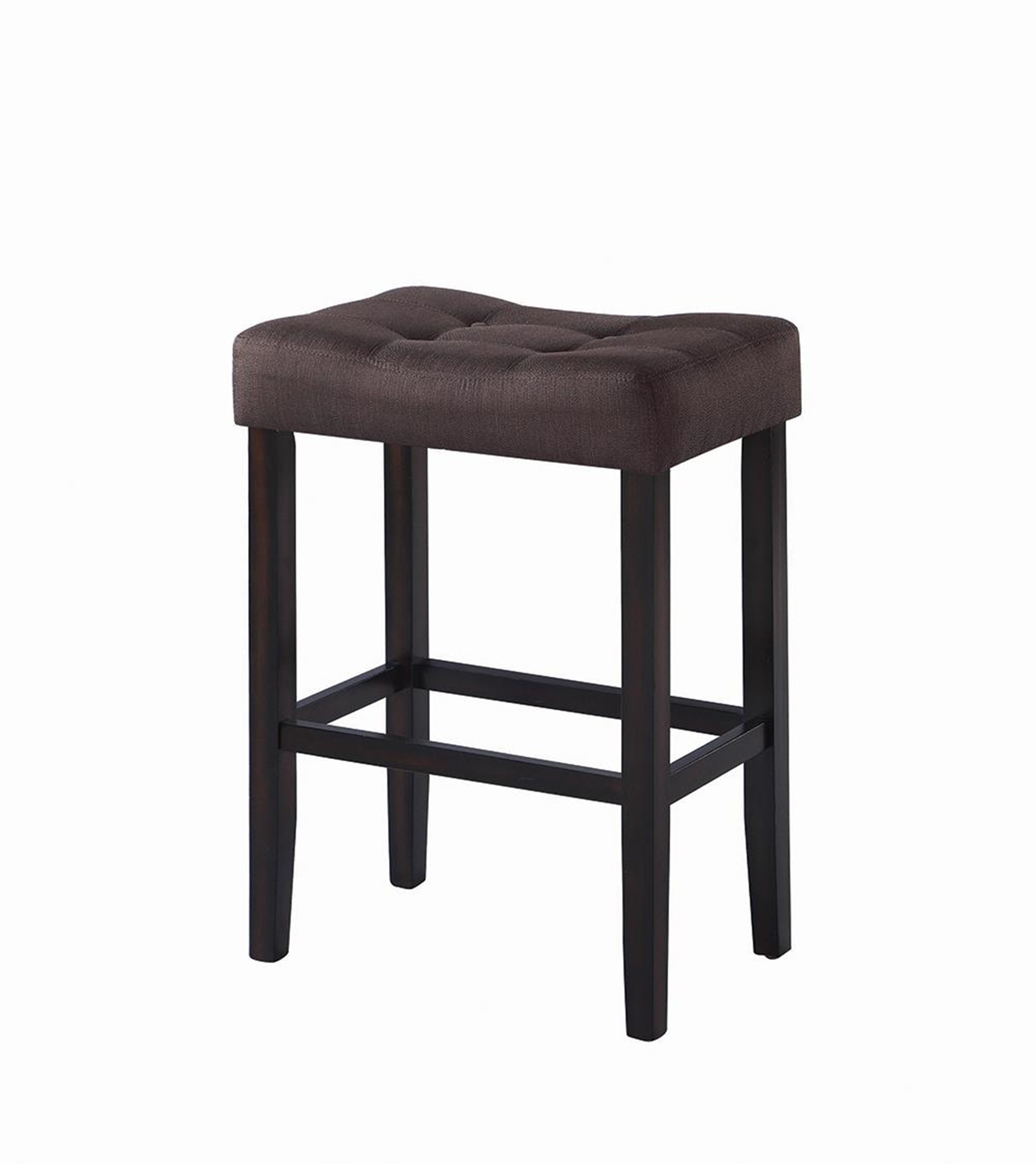 Casual Brown Upholstered Bar Stool - Click Image to Close