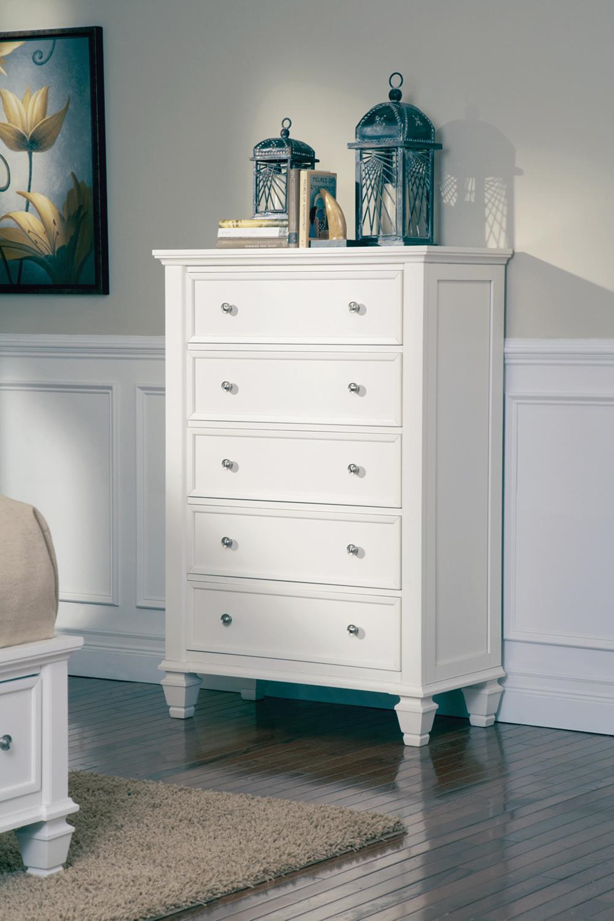 Sandy Beach Five-Drawer Chest - Click Image to Close