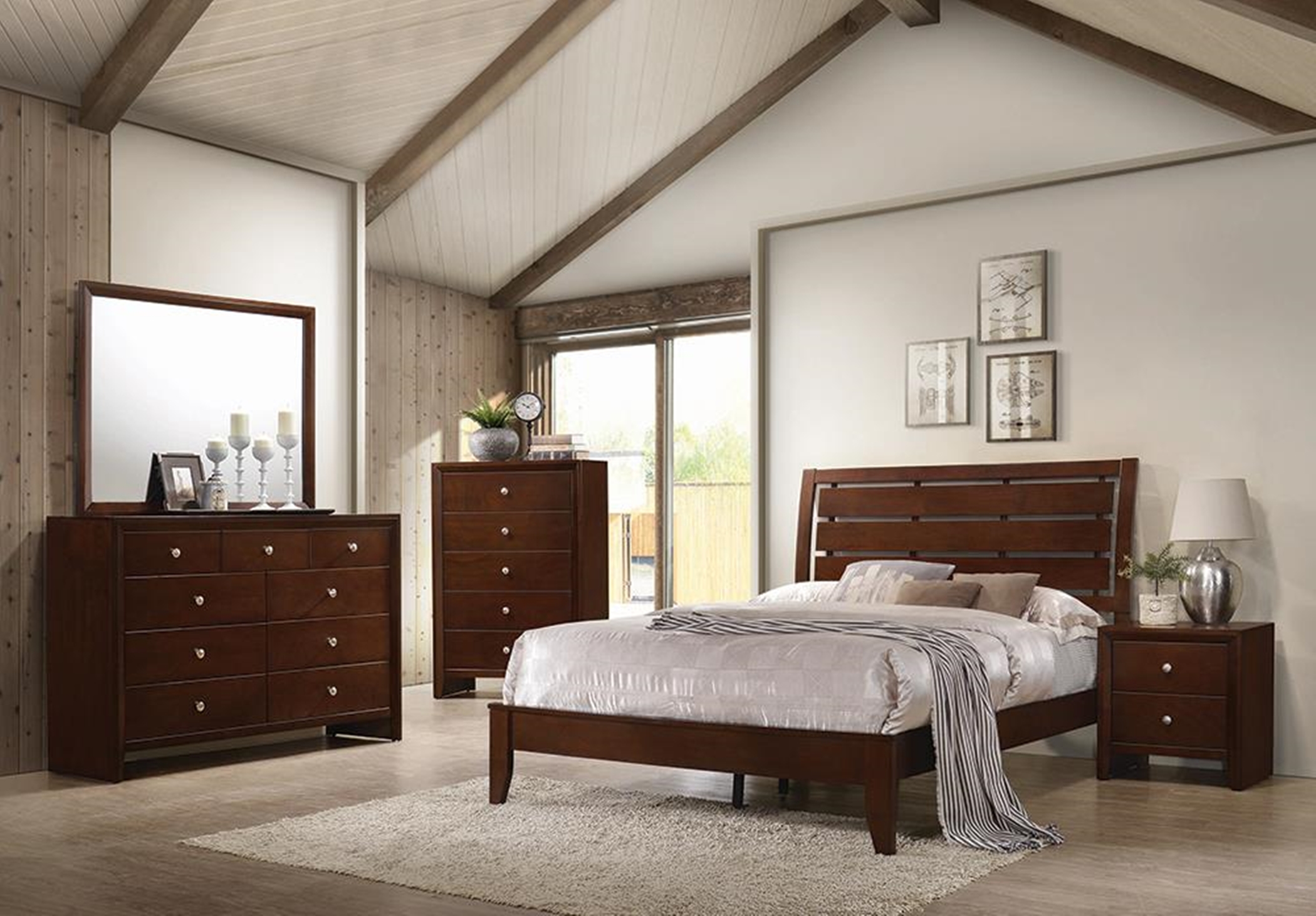 Serenity Full Bed Rich Merlot - Click Image to Close