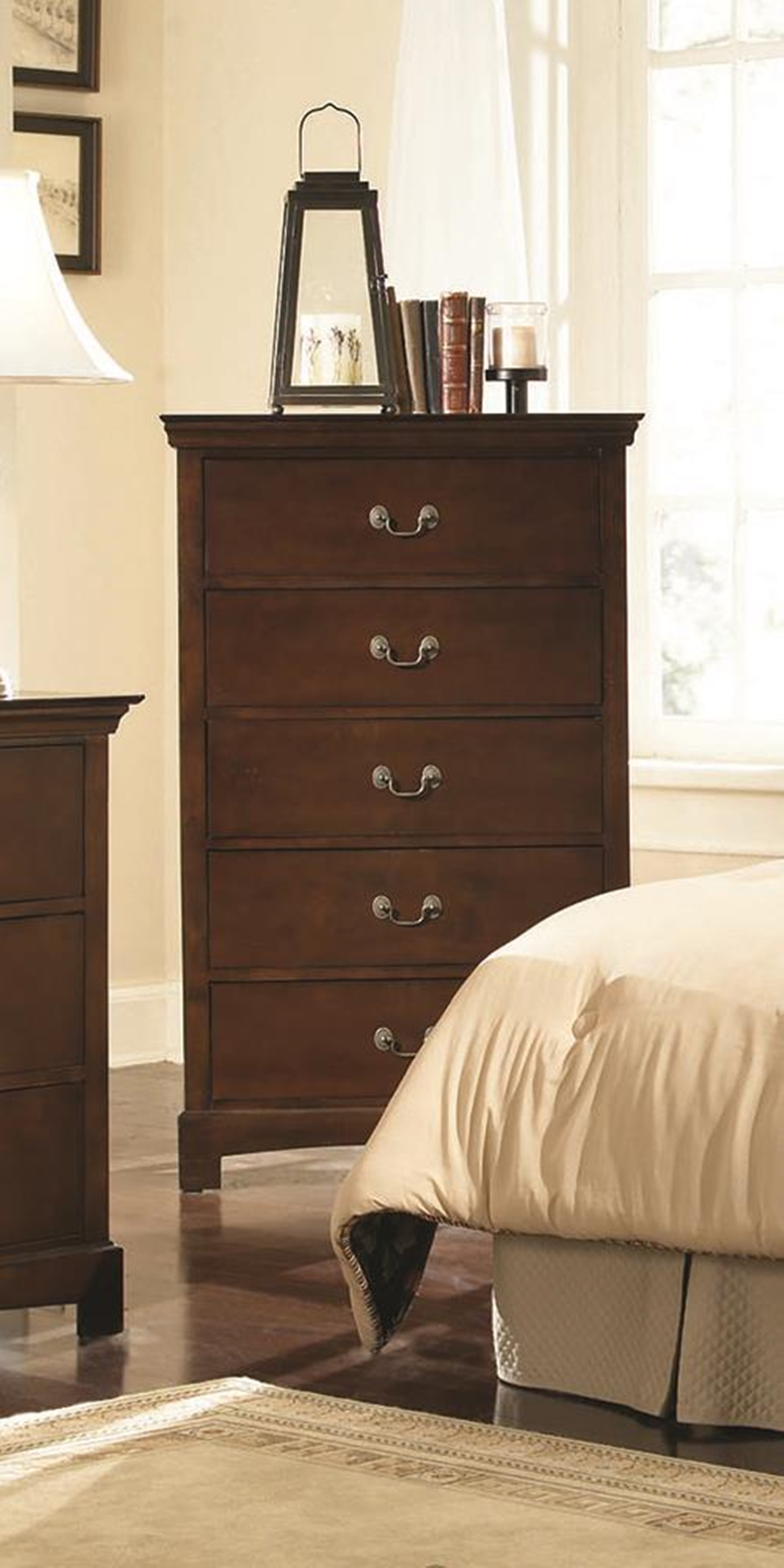 Tatiana Transitional Five-Drawer Chest - Click Image to Close