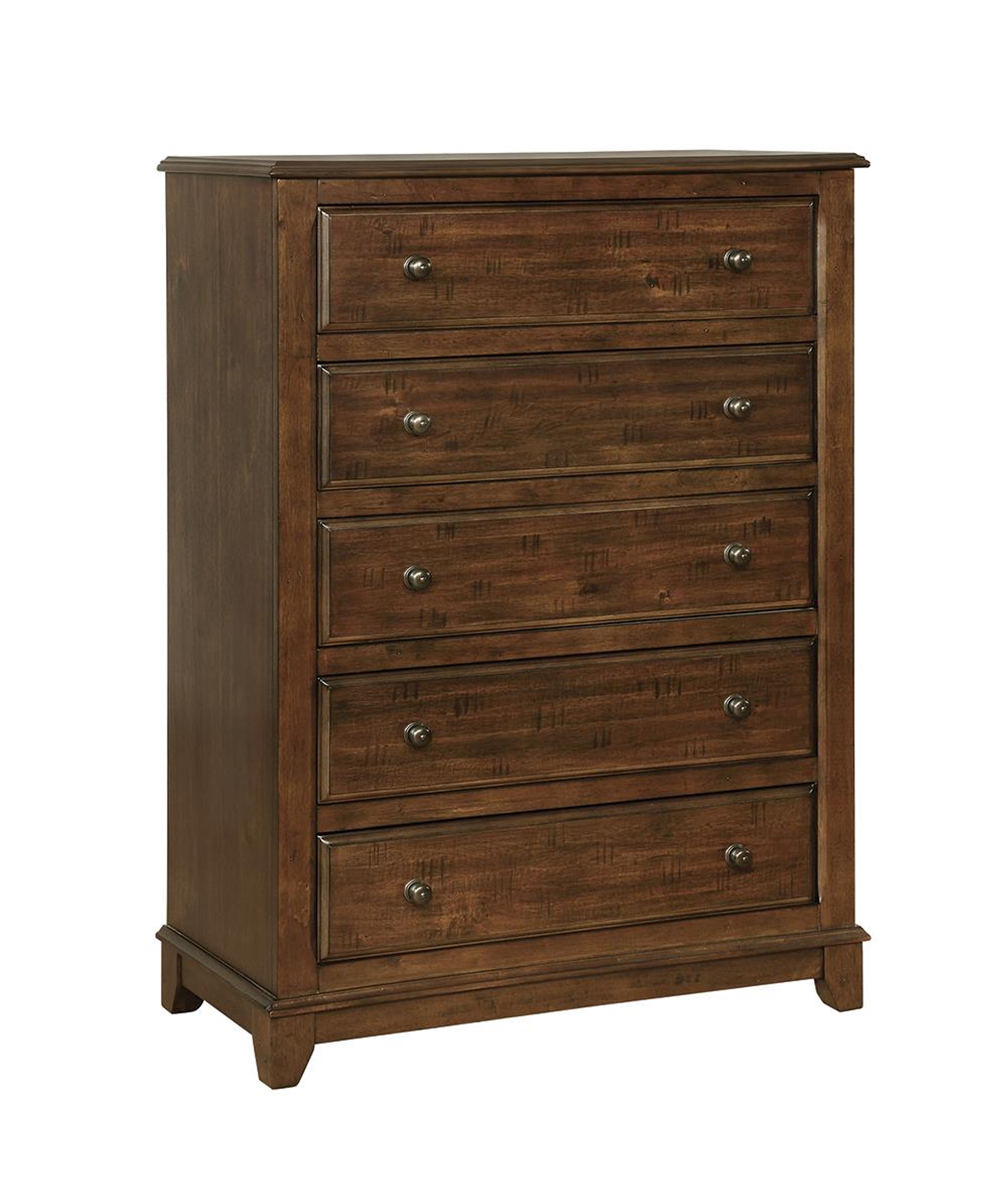 Laughton Rustic Five-Drawer Chest - Click Image to Close