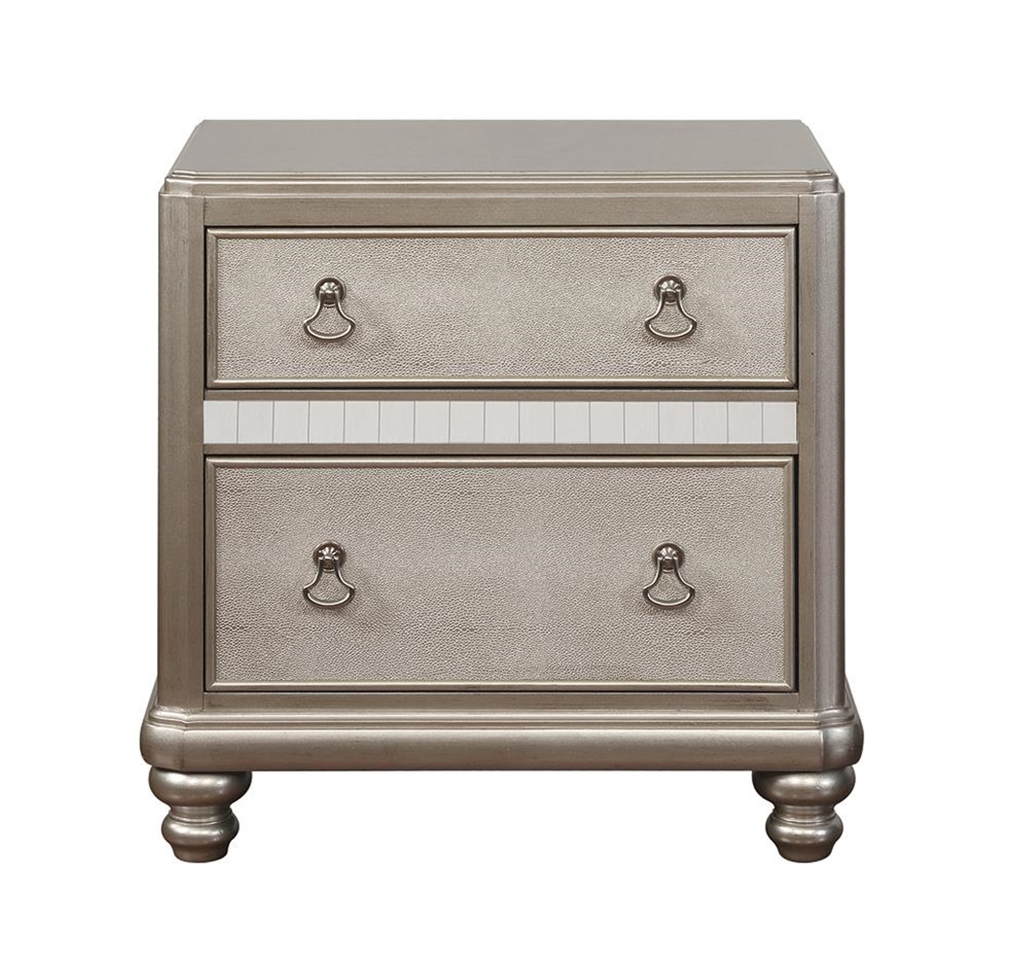 Bling Game Two-Drawer Nightstand - Click Image to Close