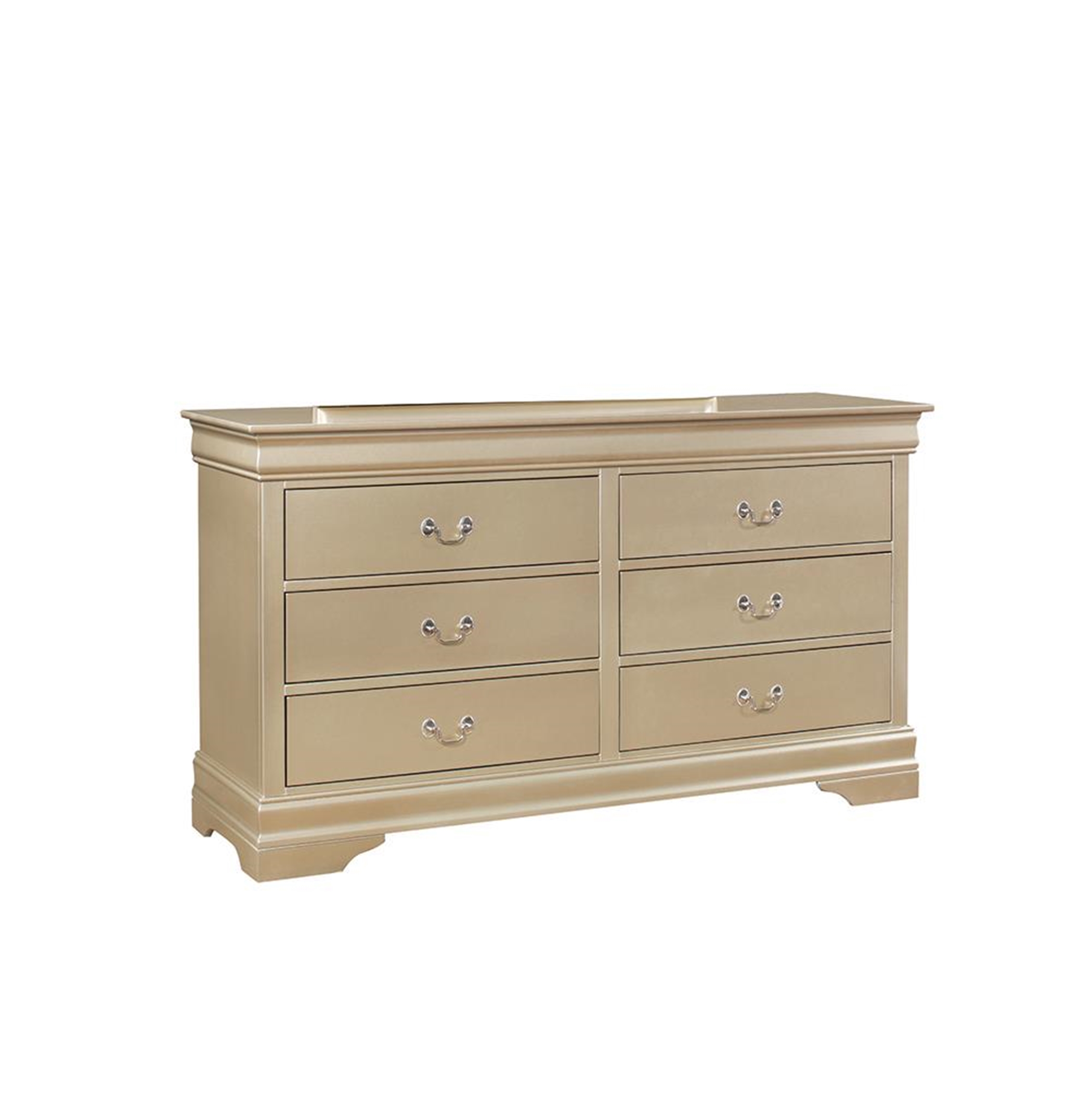 Hershel Louis Philippe Champagne Dresser - Click Image to Close