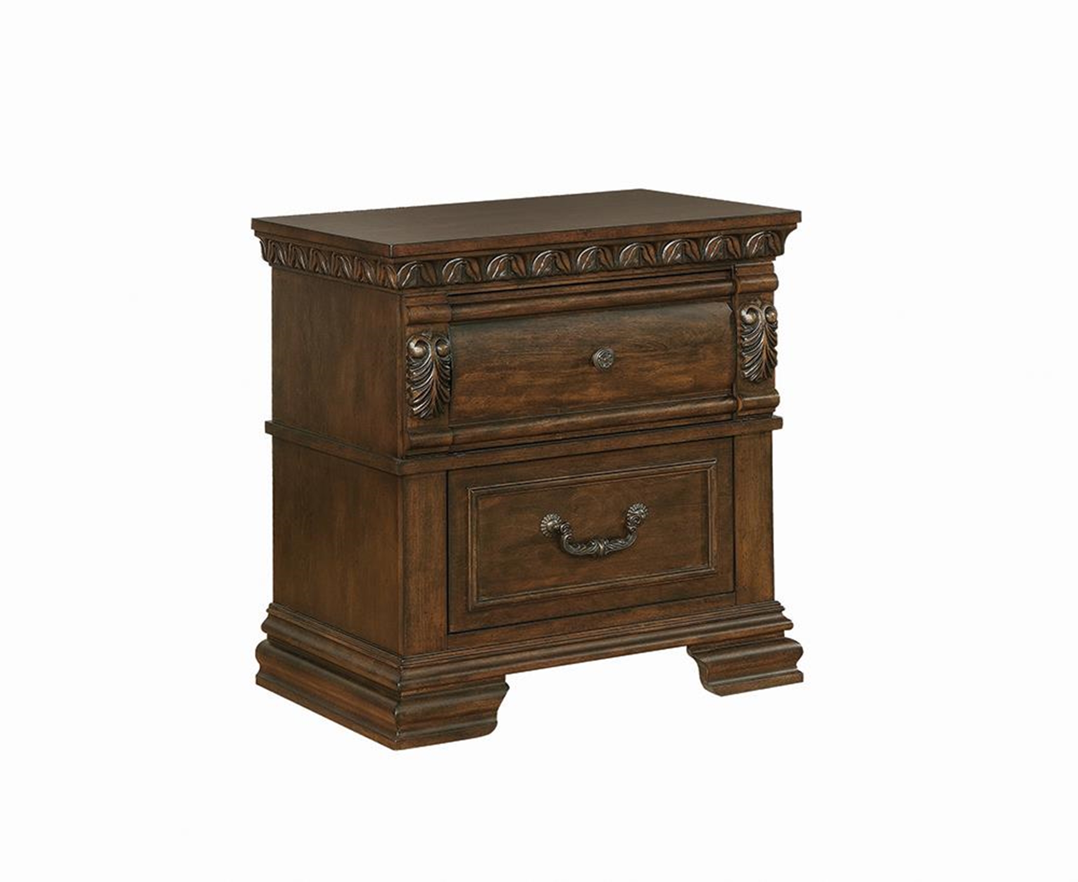 Satterfield Traditional Warm Nightstand - Click Image to Close