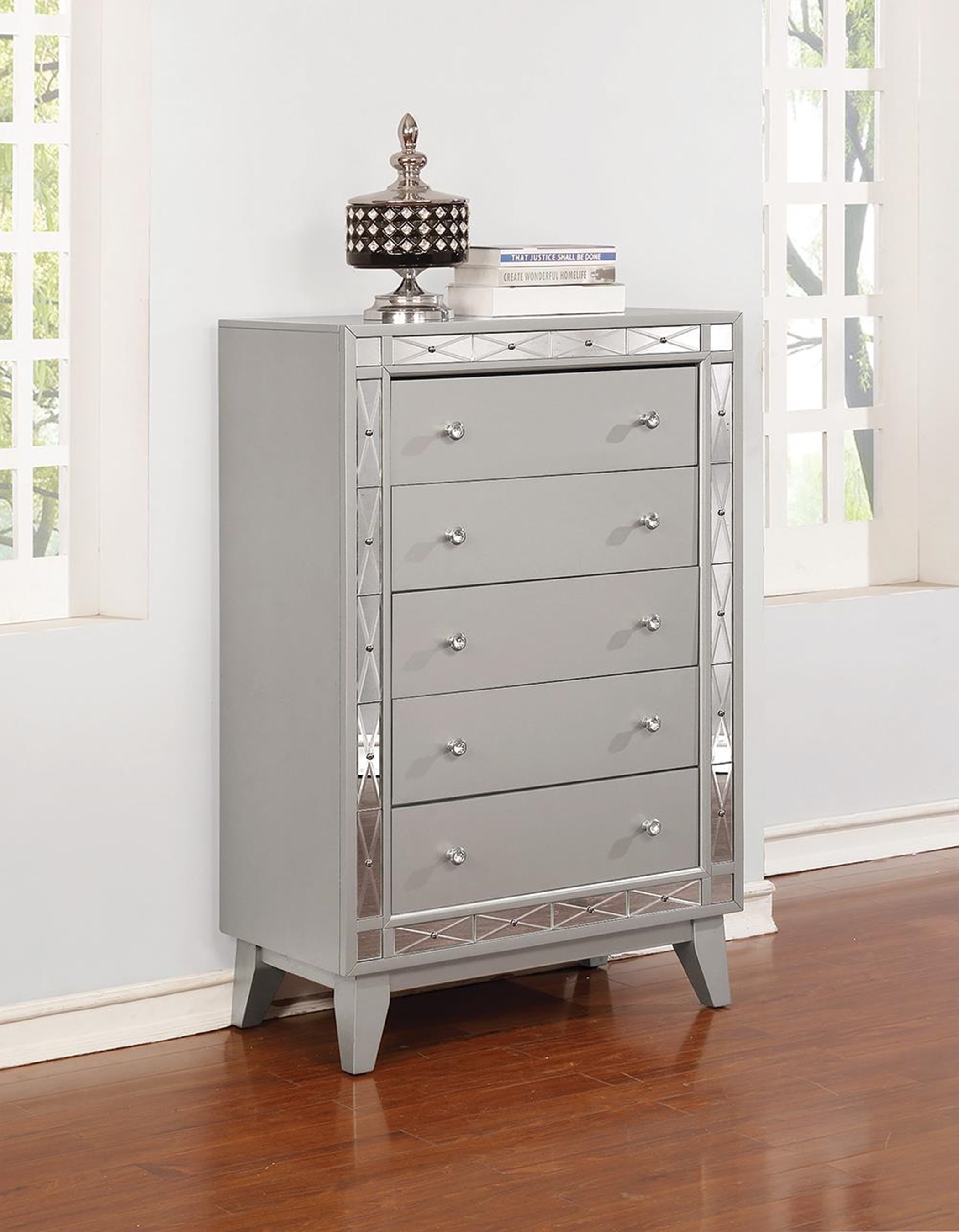Leighton Contemporary Five-Drawer Chest