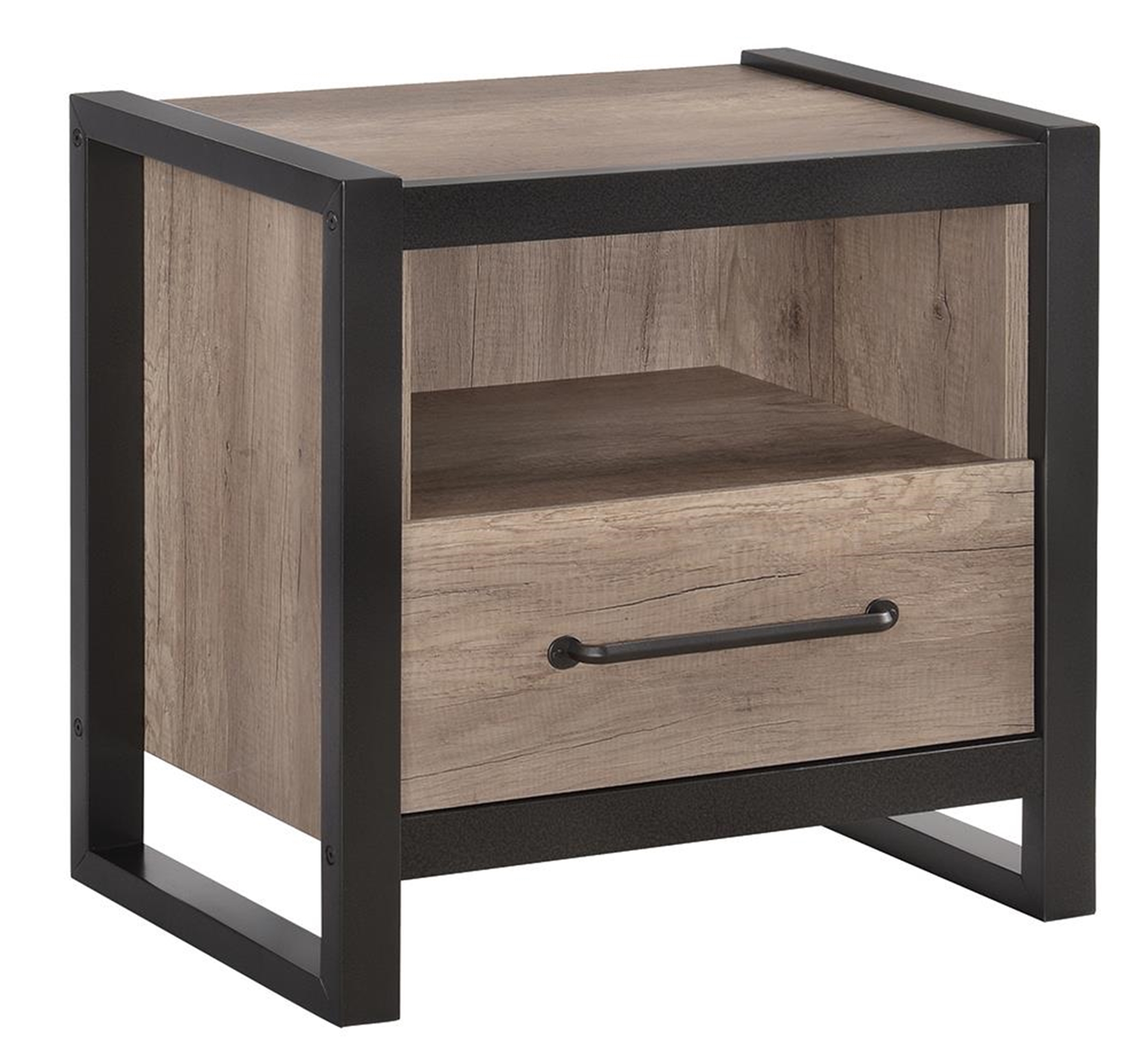 Edgewater Weathered Oak Nightstand - Click Image to Close