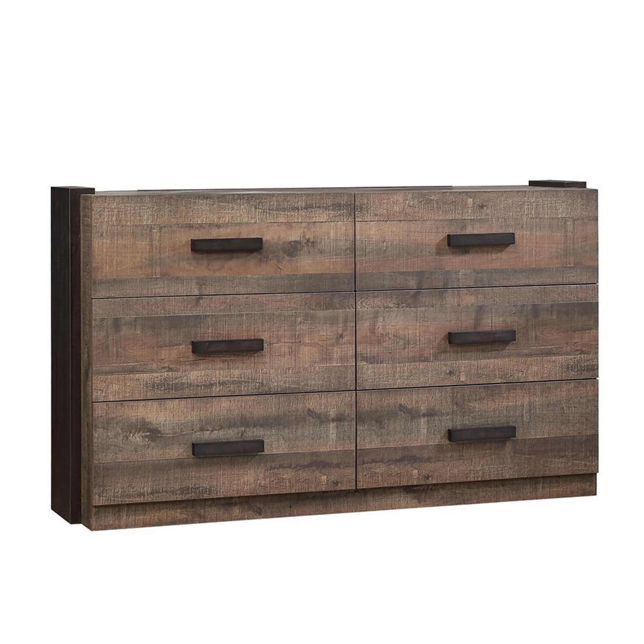 Weston Weathered Oak and Rustic Coffee Dresser - Click Image to Close