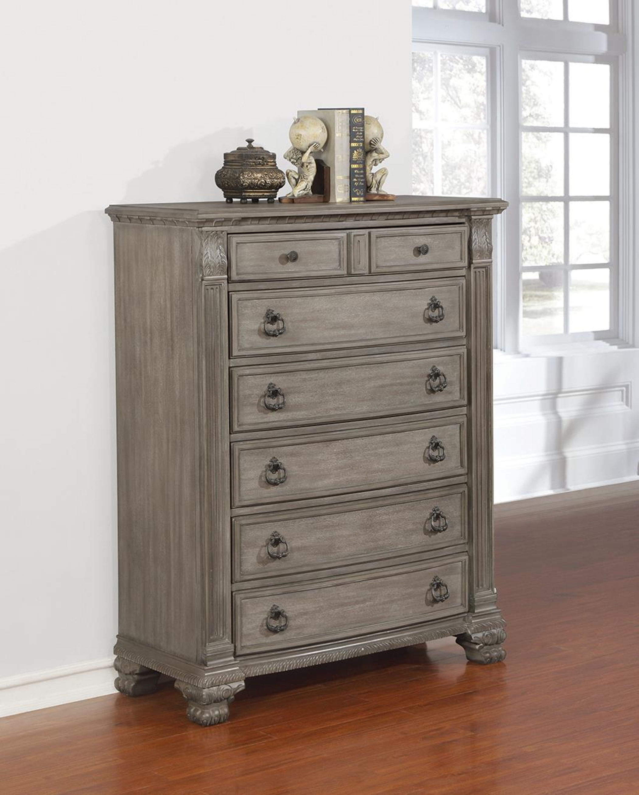 Jenna Vintage Grey Chest - Click Image to Close