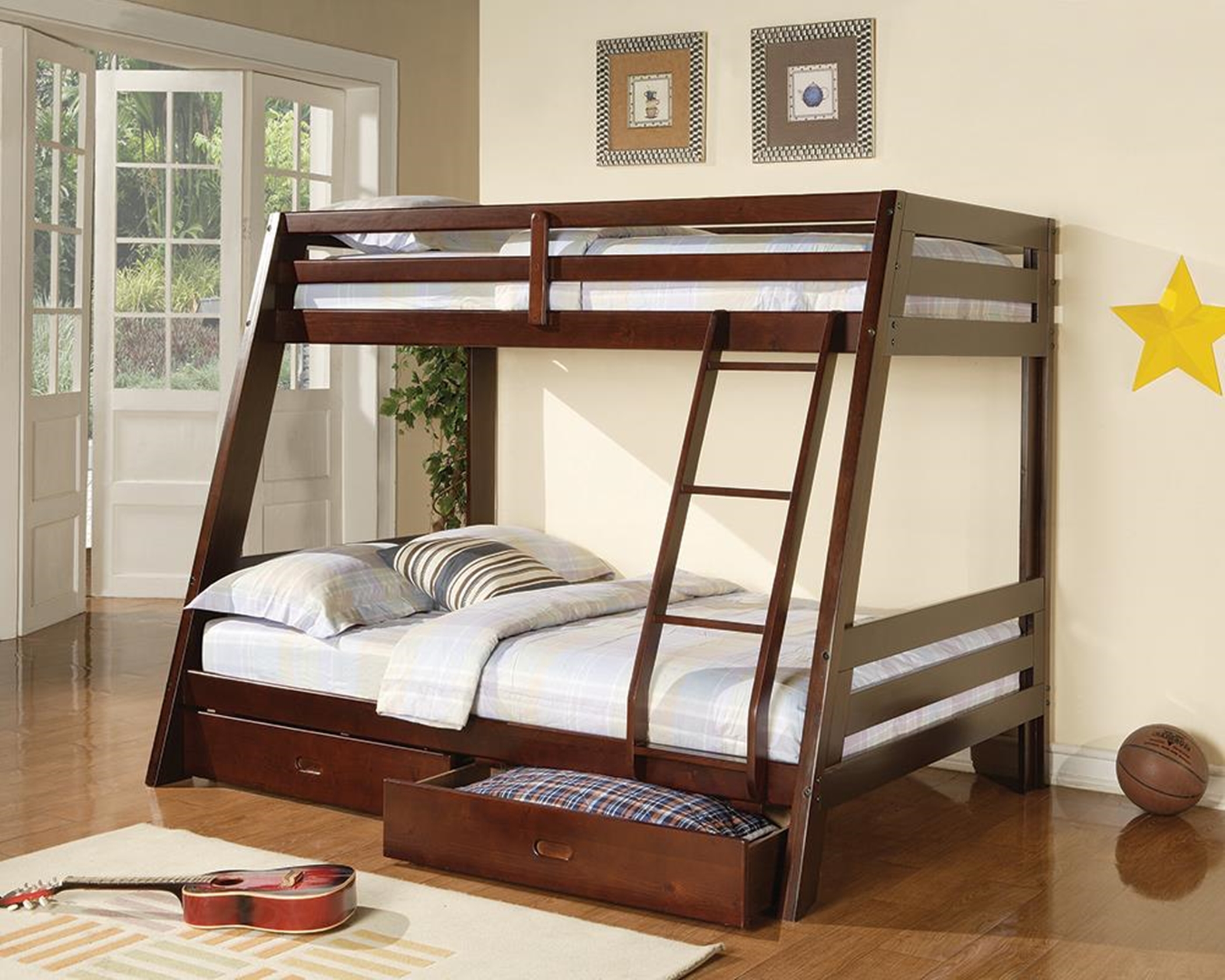 Hawkins Capp. Twin over Full Bunk Bed - Click Image to Close
