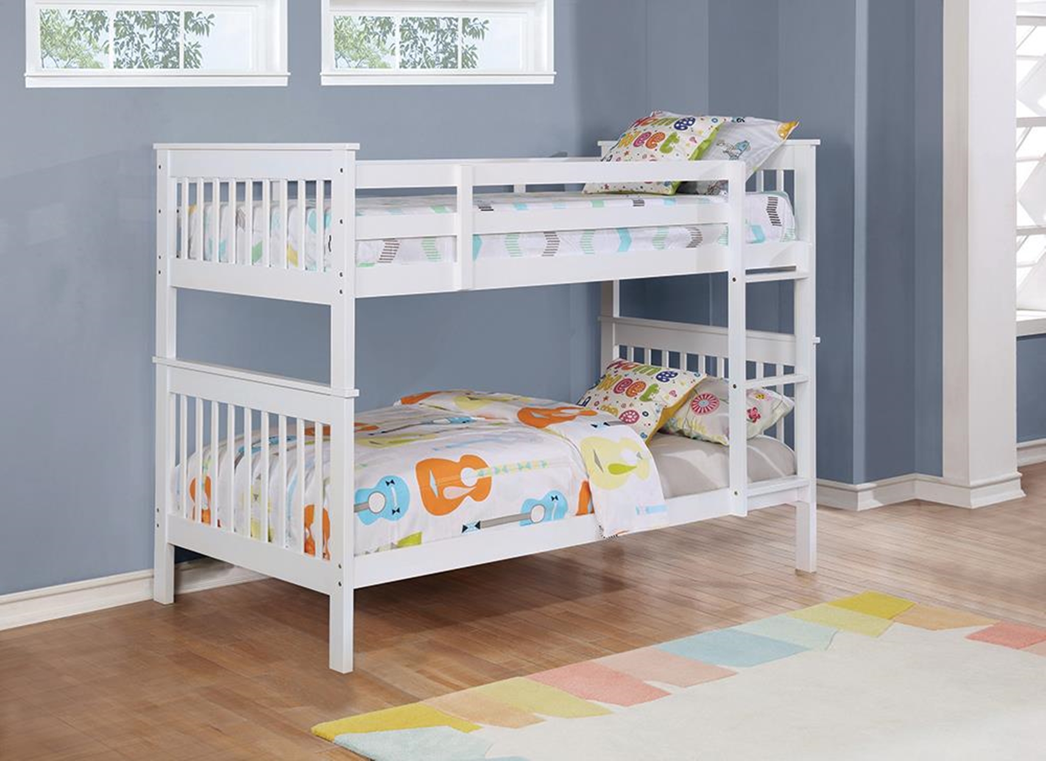 Twin / Twin Bunk Bed - Click Image to Close