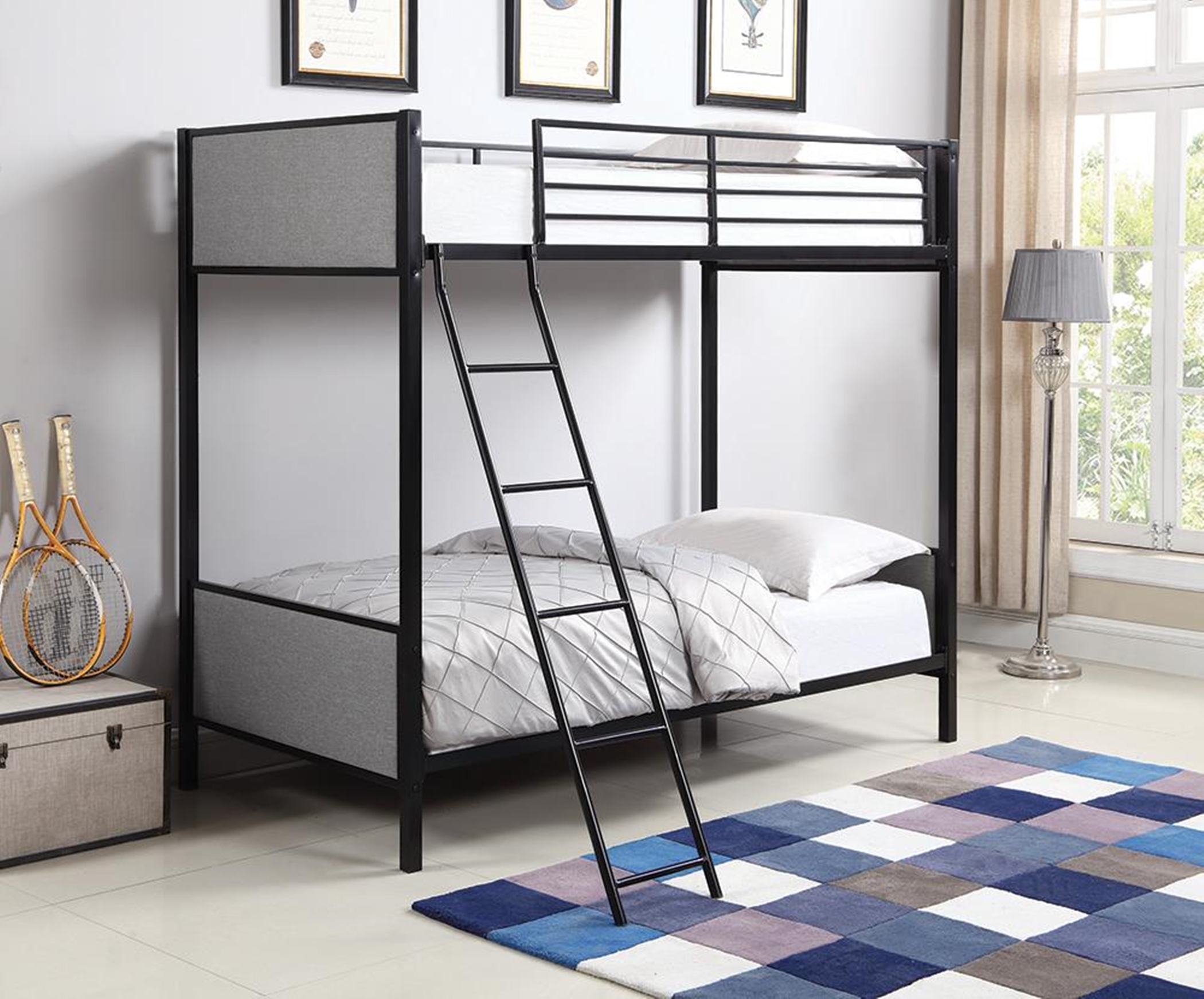 Twin / Twin Bunk Bed - Click Image to Close