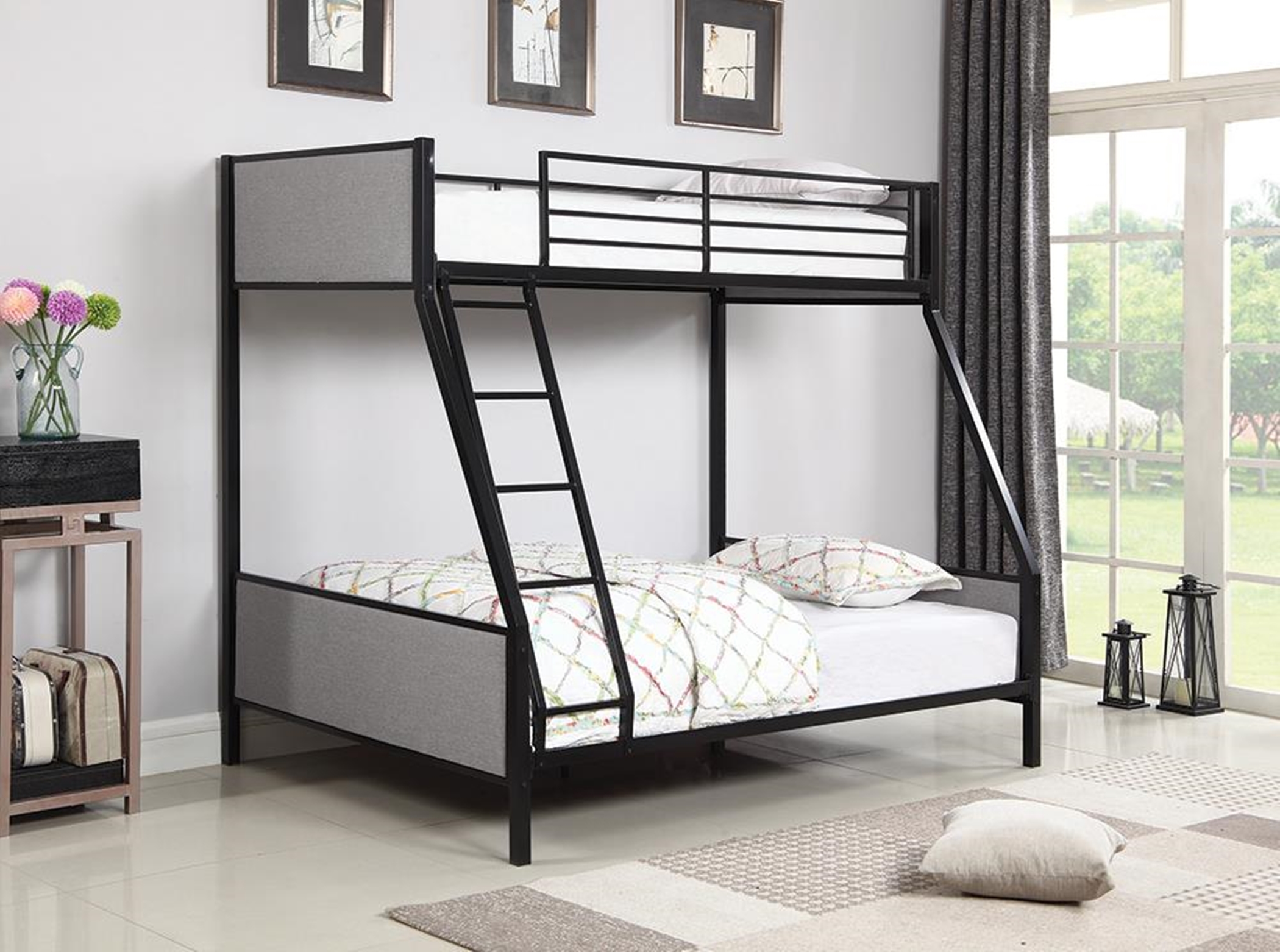 Twin / Full Bunk Bed - Click Image to Close