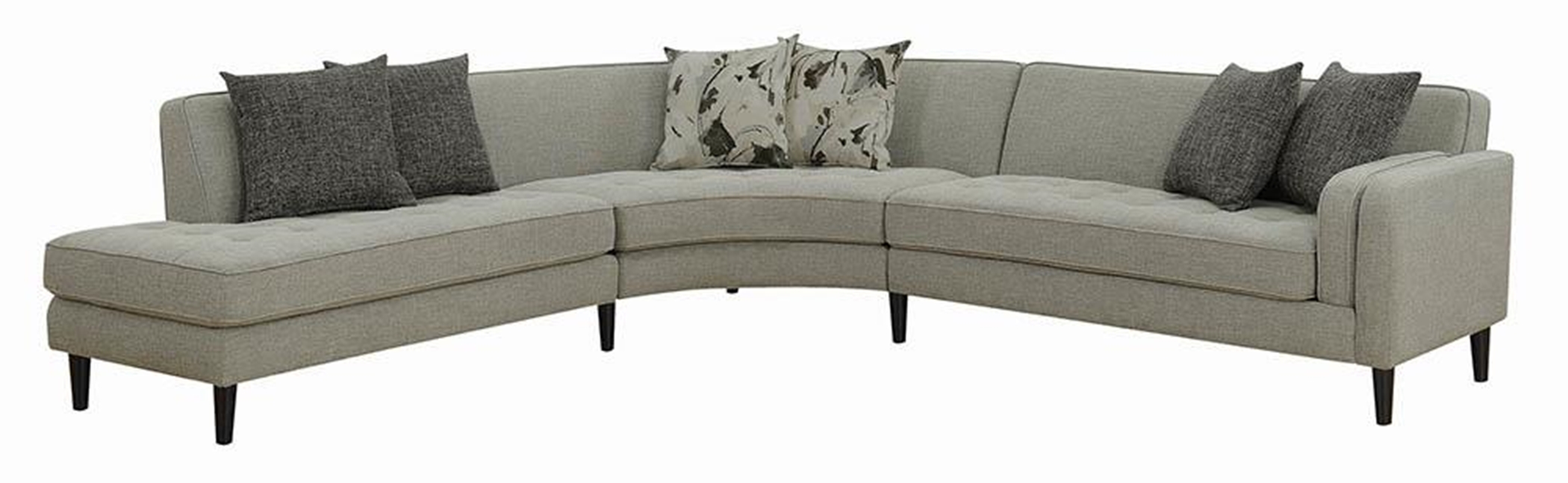 Pearshall Grey Sectional - Click Image to Close