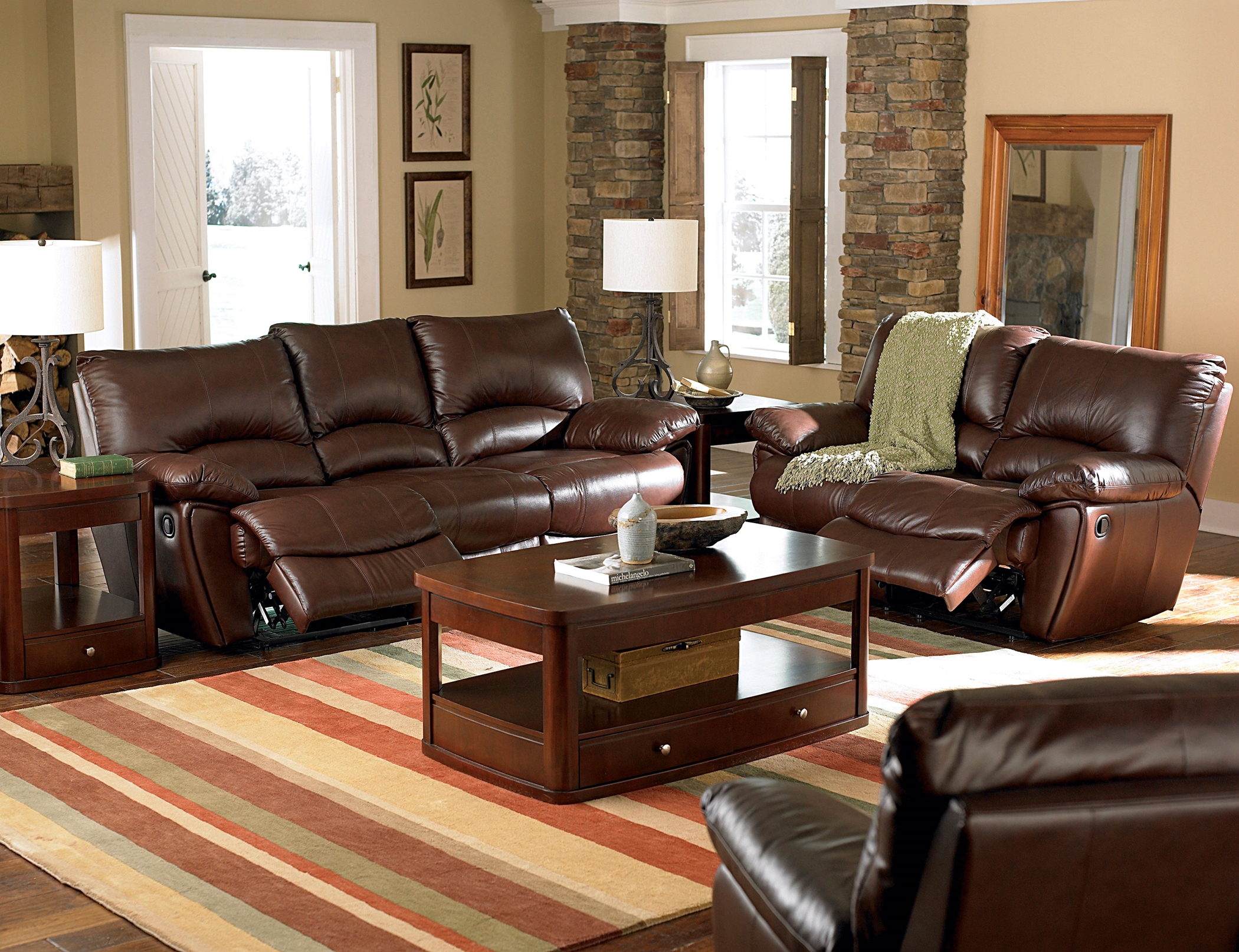Clifford Motion Dark Brown Power Reclining 3 Pc. - Click Image to Close