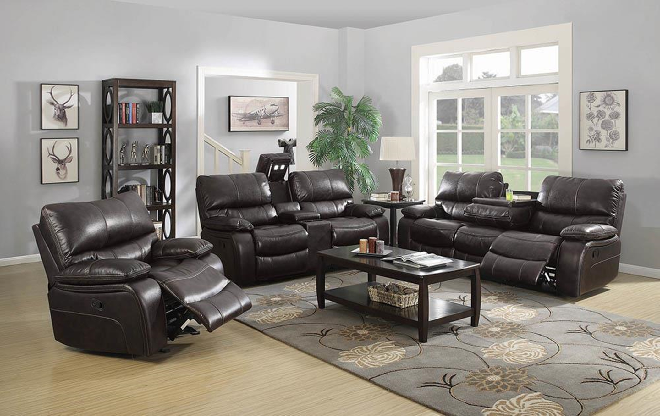 Willemse Chocolate Glider Recliner - Click Image to Close