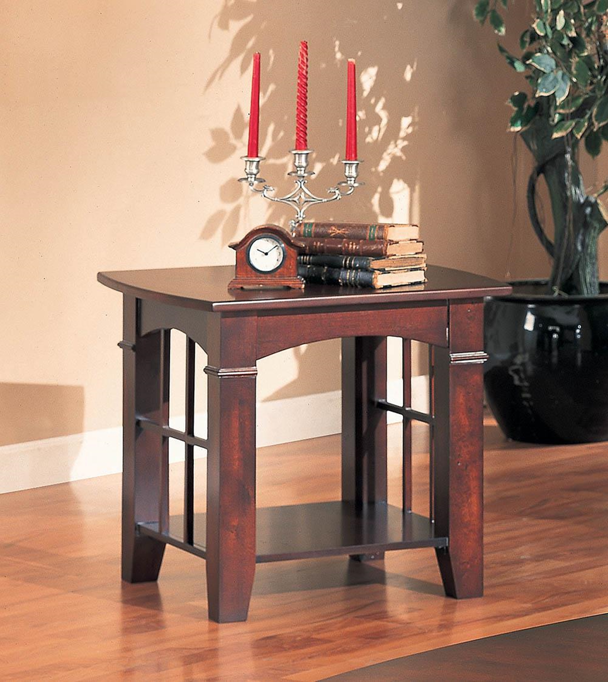 Abernathy Cherry End Table - Click Image to Close