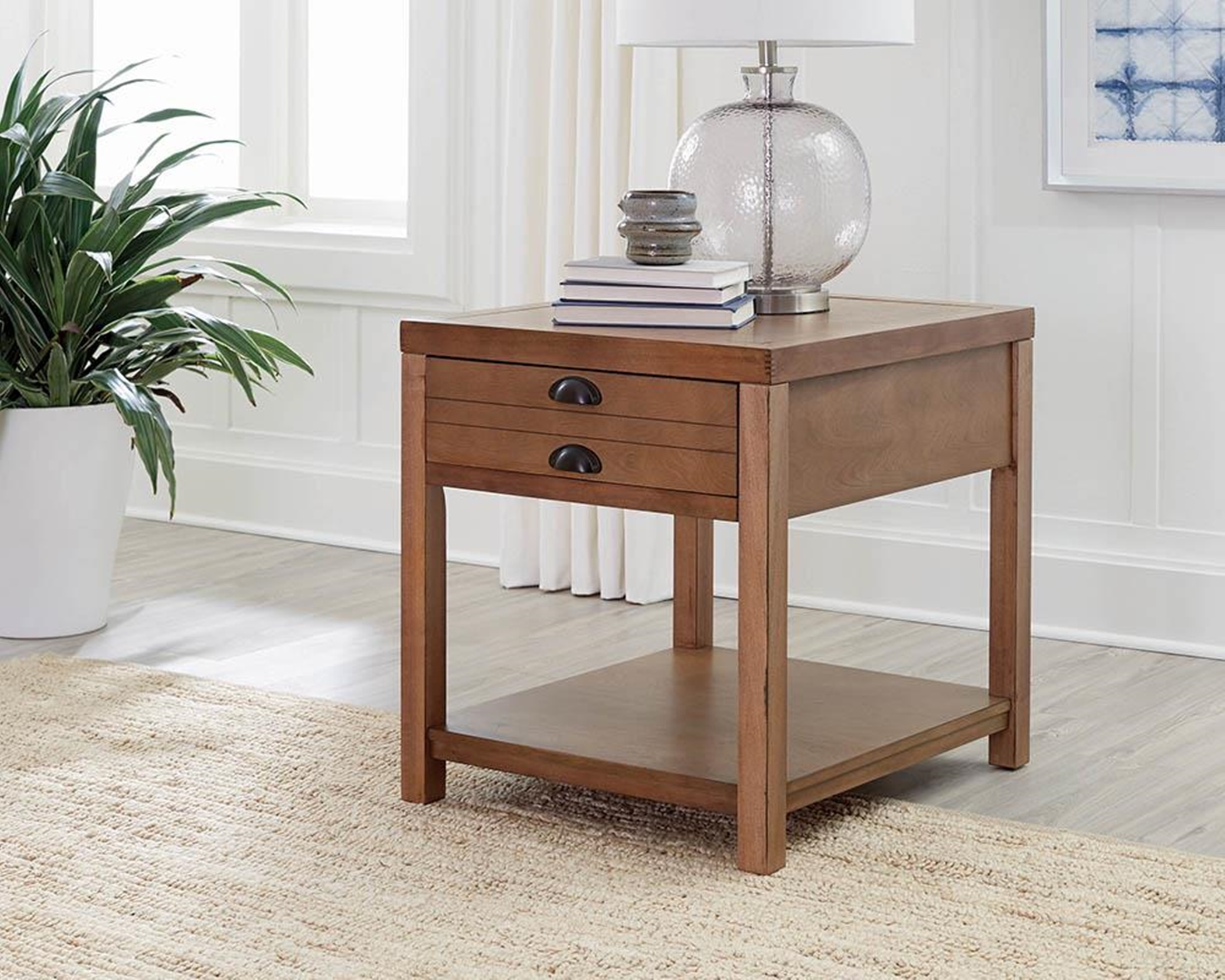 Occasional Group Casual Light Oak End Table - Click Image to Close