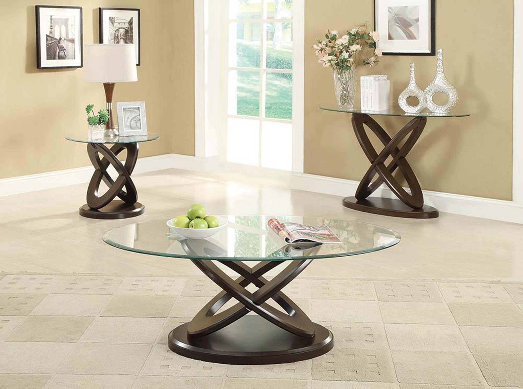 Occasional Casual Espresso End Table - Click Image to Close