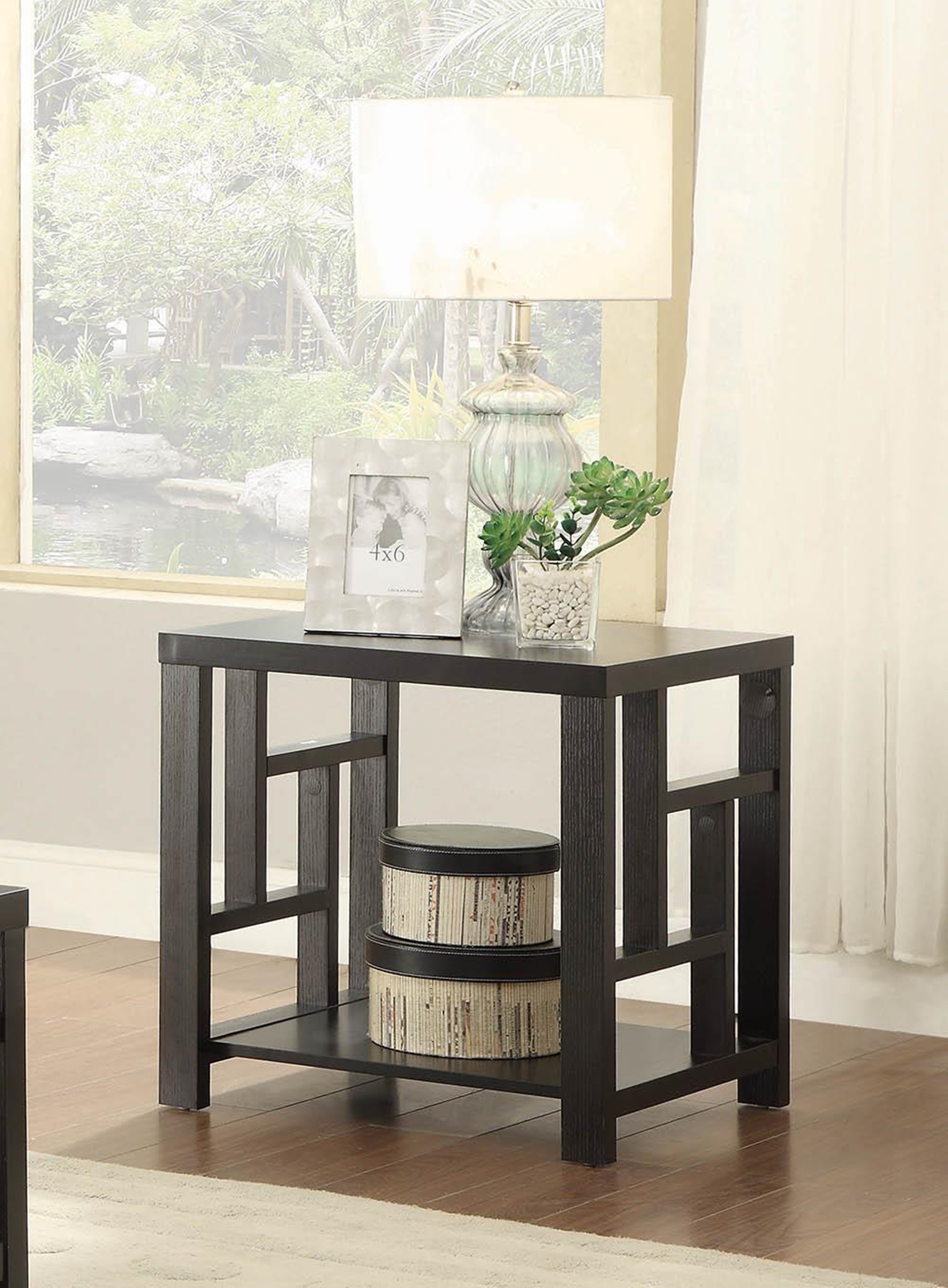 Transitional Capp. End Table - Click Image to Close