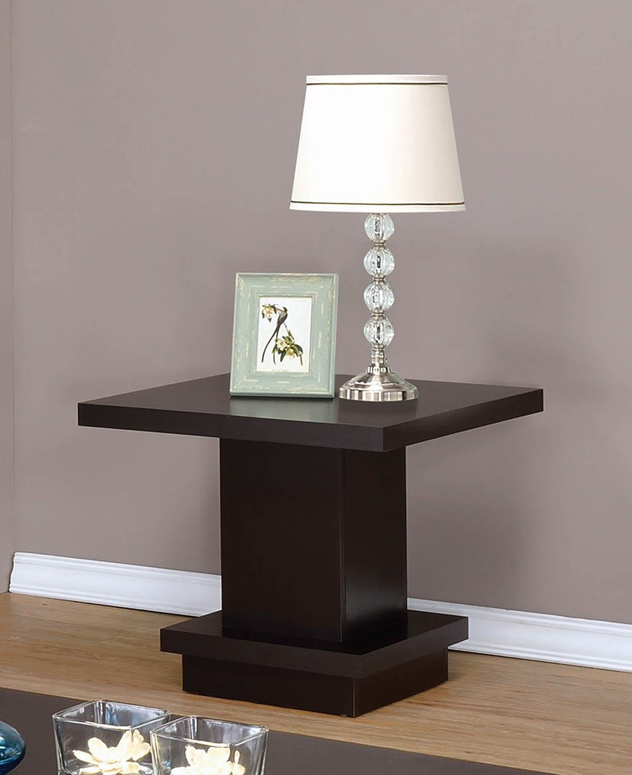 Capp. Wood Top Side Table - Click Image to Close