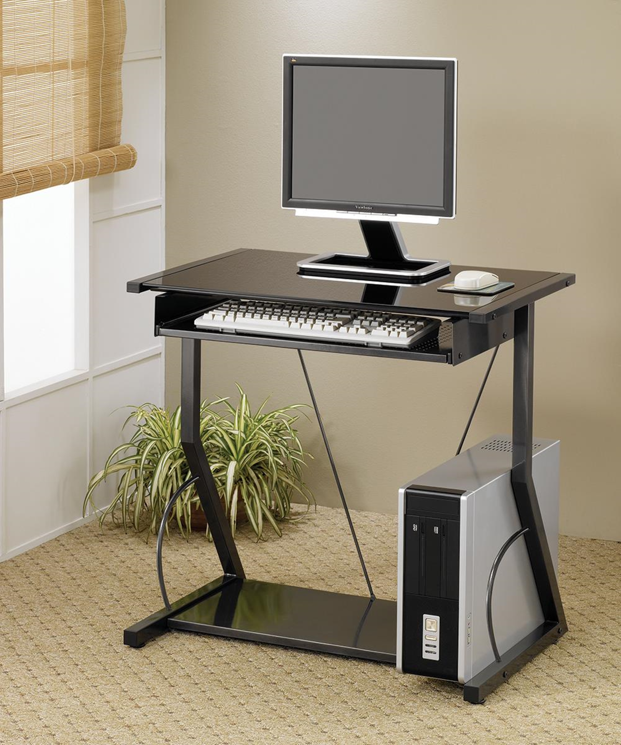 Transitional Computer Desk - Click Image to Close