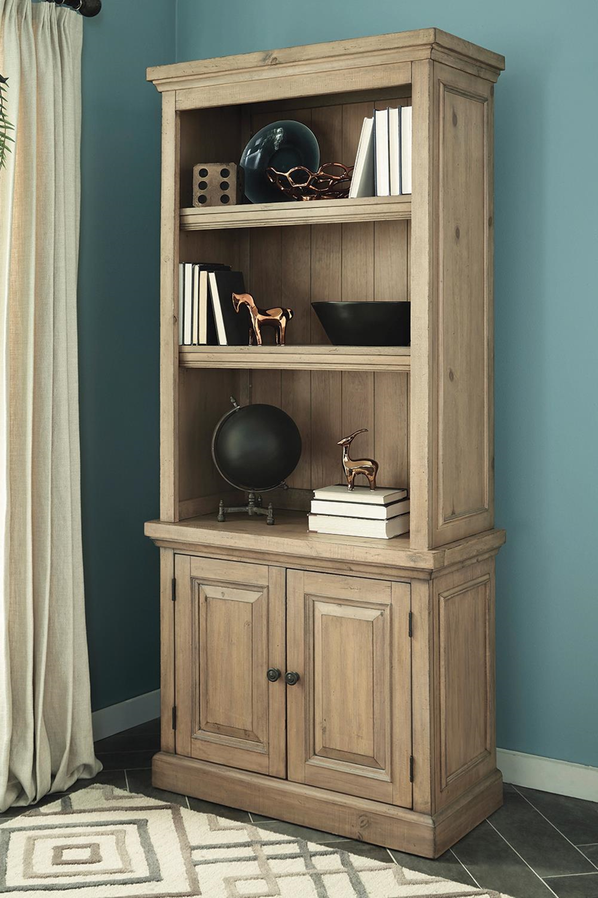 Florence Rustic Bookcase - Click Image to Close