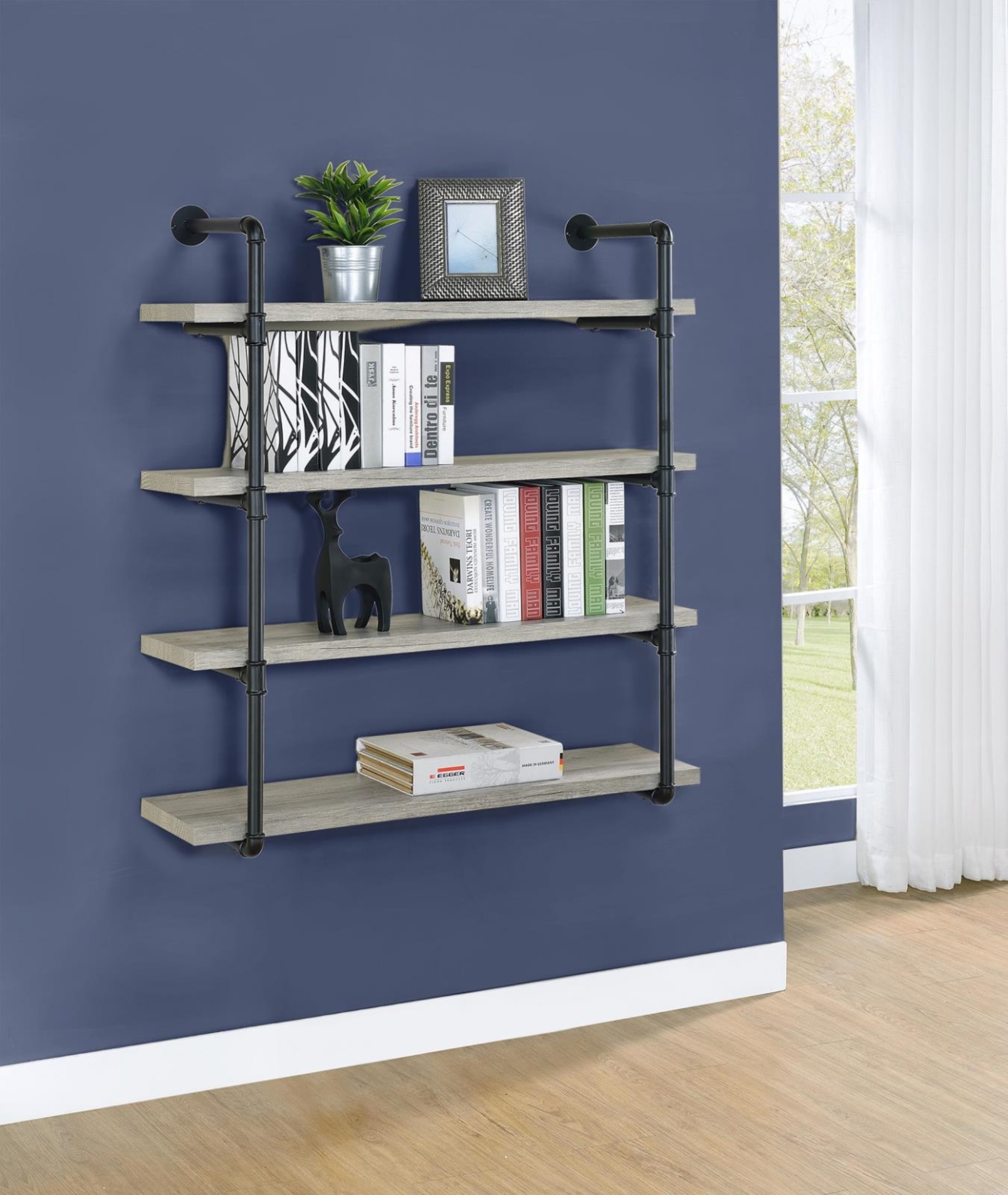 804427 - 40in.w Wall Shelf - Click Image to Close