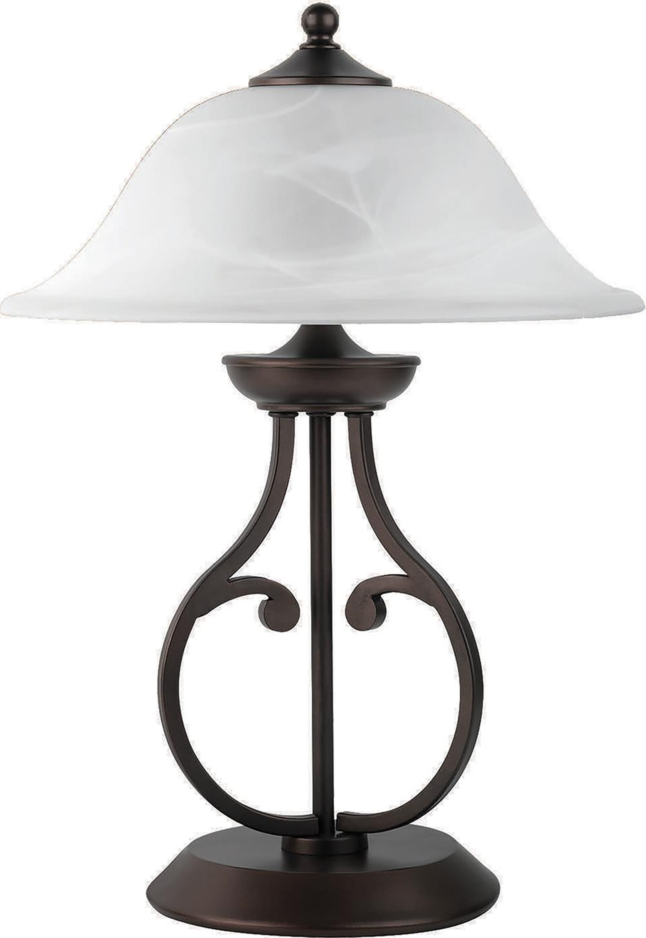 Traditional Dark Bronze Table Lamp - Click Image to Close