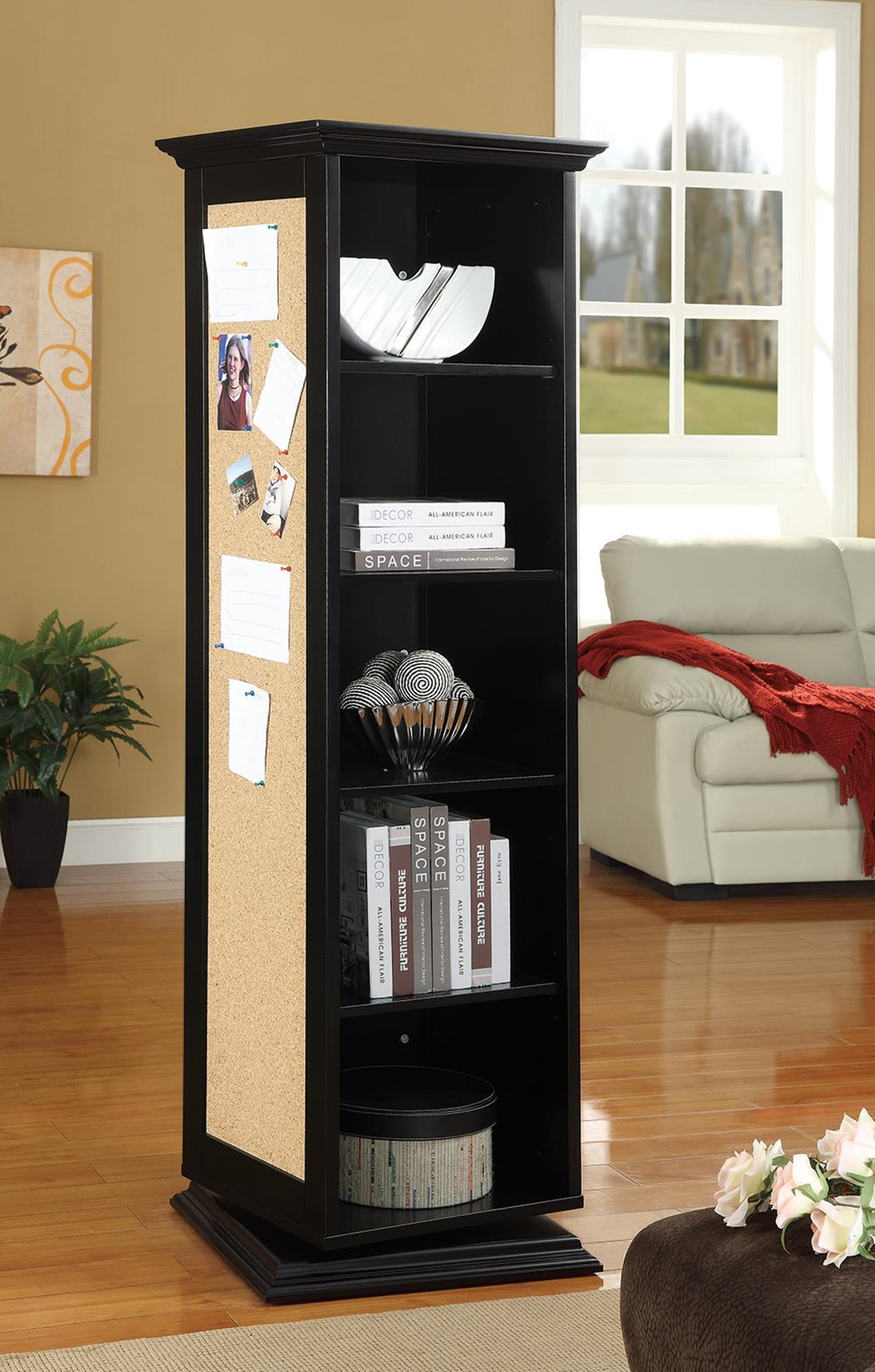 Casual Black Accent Cabinet - Click Image to Close