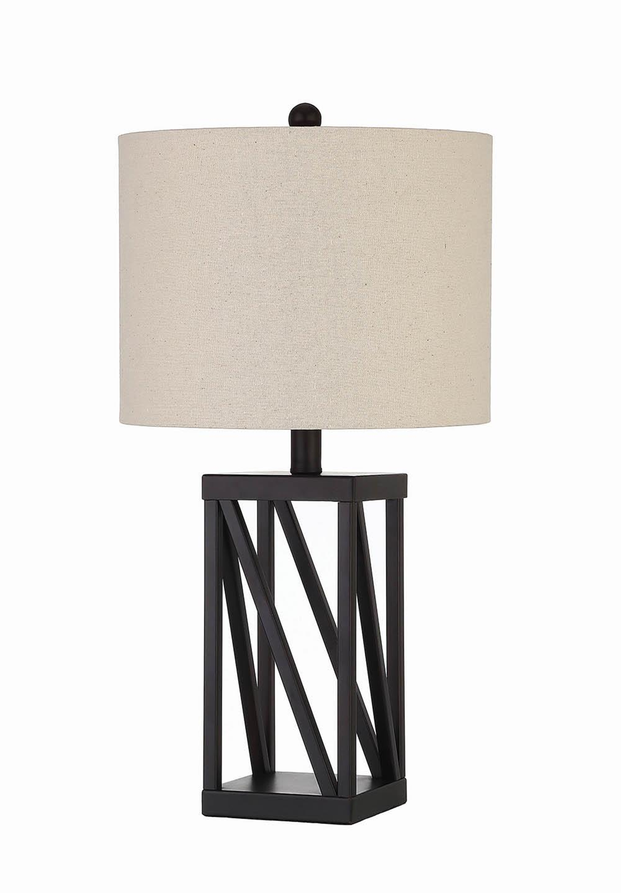 Transitional Black Table Lamp - Click Image to Close