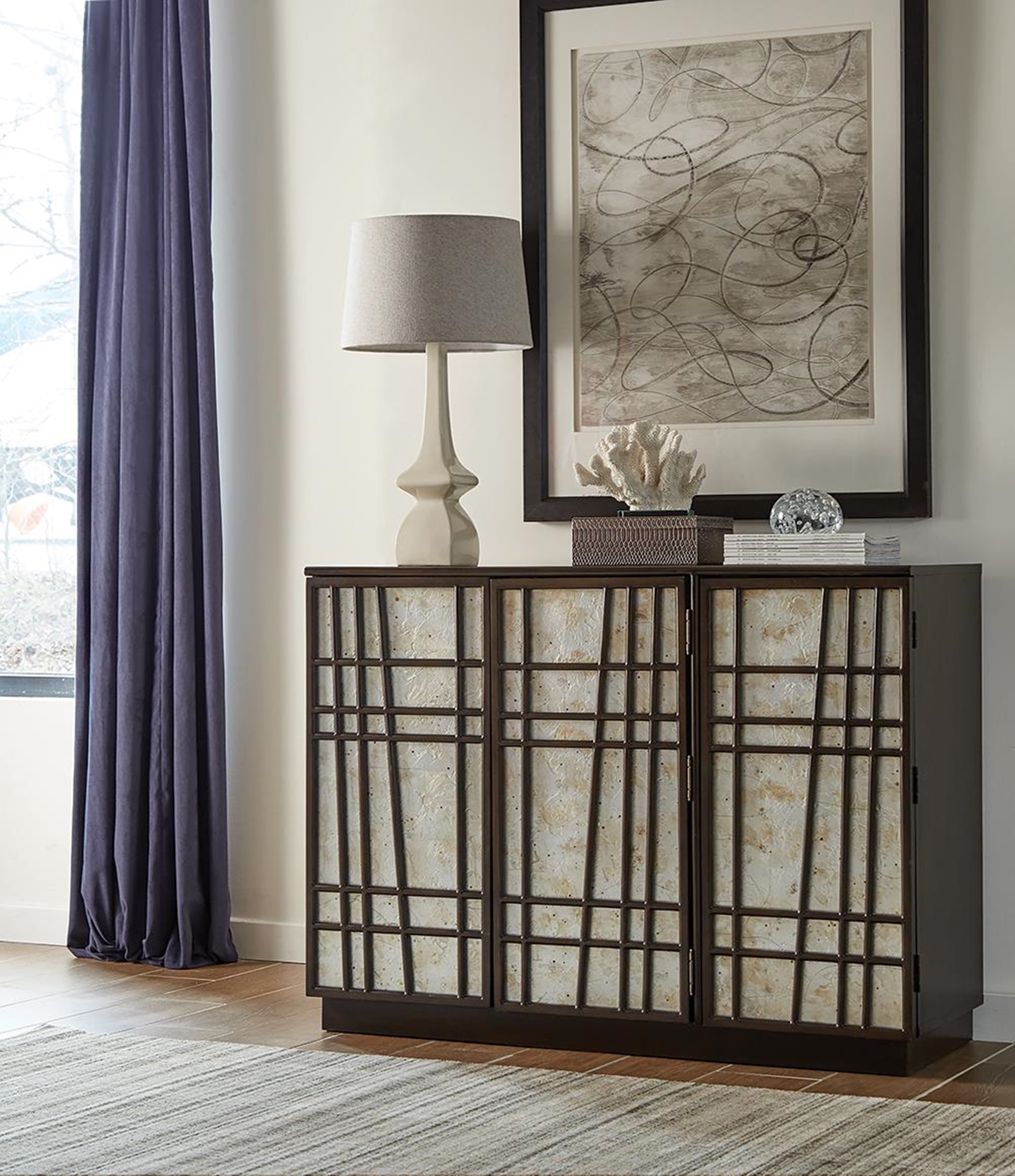 Transitional Capp. Accent Cabinet - Click Image to Close