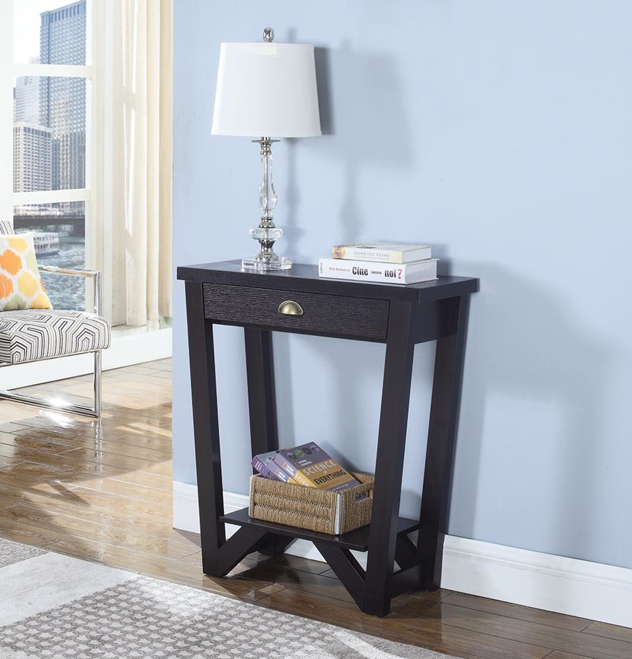 Transitional Capp. Console Table - Click Image to Close