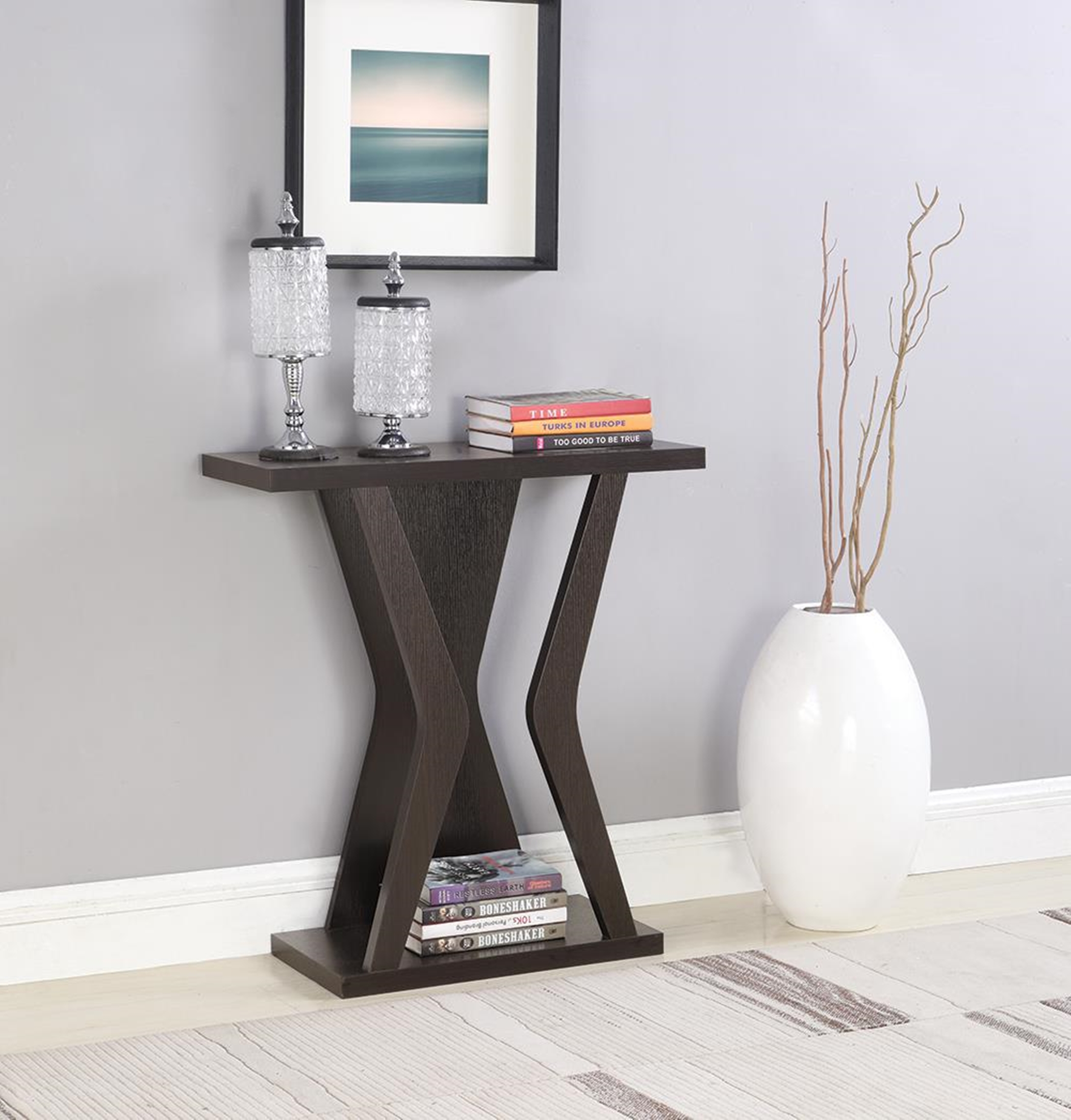 Transitional Capp. Console Table - Click Image to Close