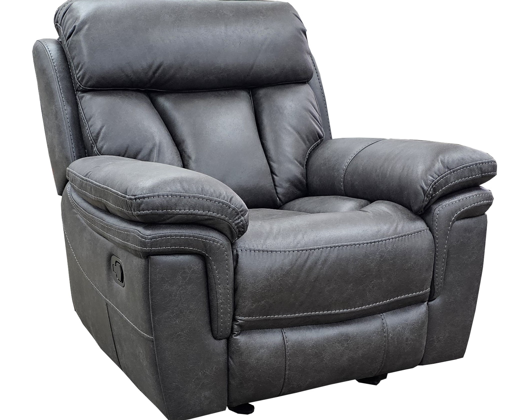 9597 Graphite Recliner - Click Image to Close