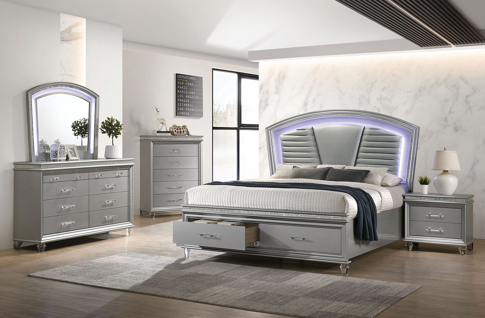(image for) Maddie Silver Qn. 5Pc W/2Ns