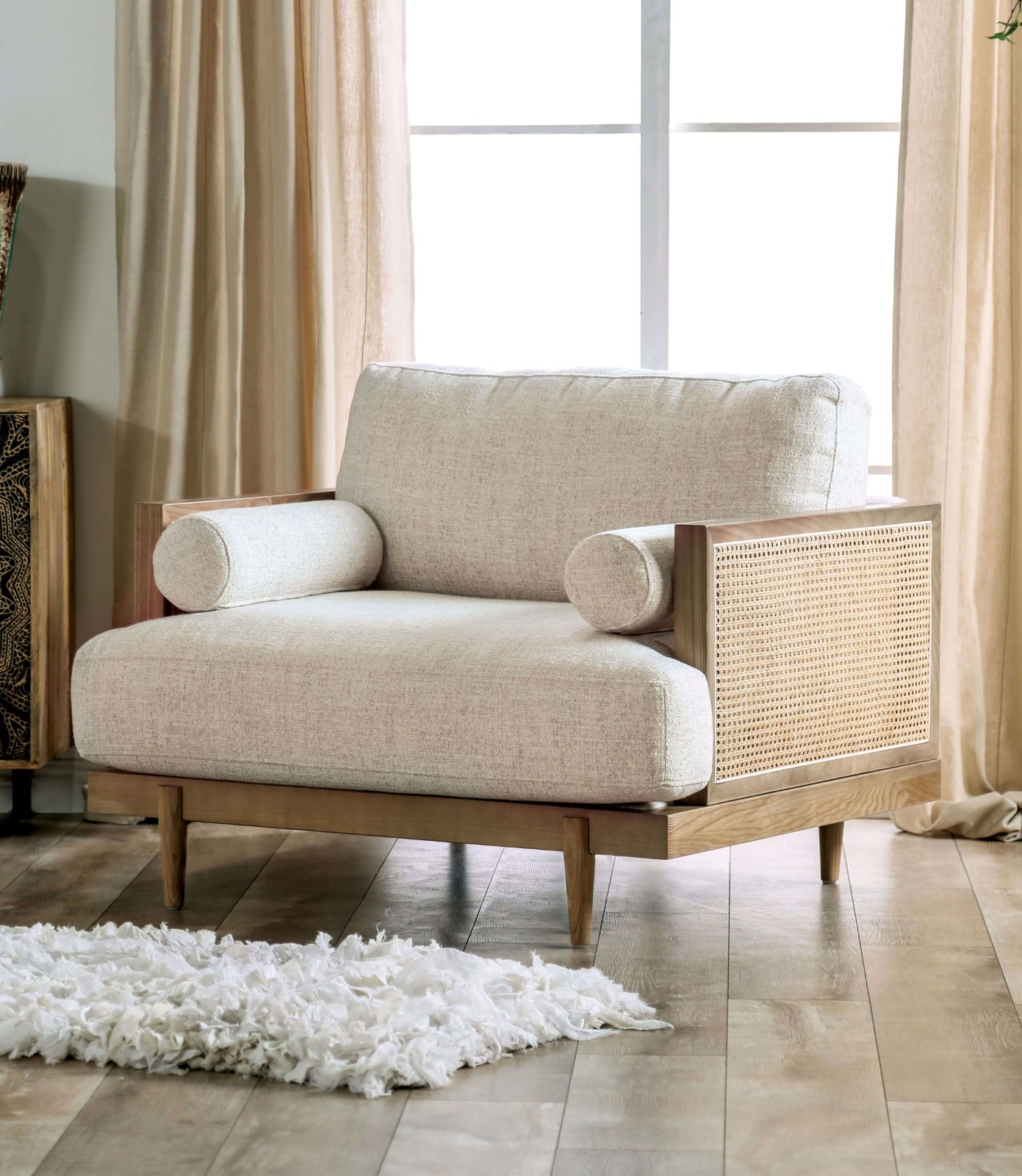 Alesund Beige/Light Oak Chair (image for) Alesund Beige/Light Oak Chair