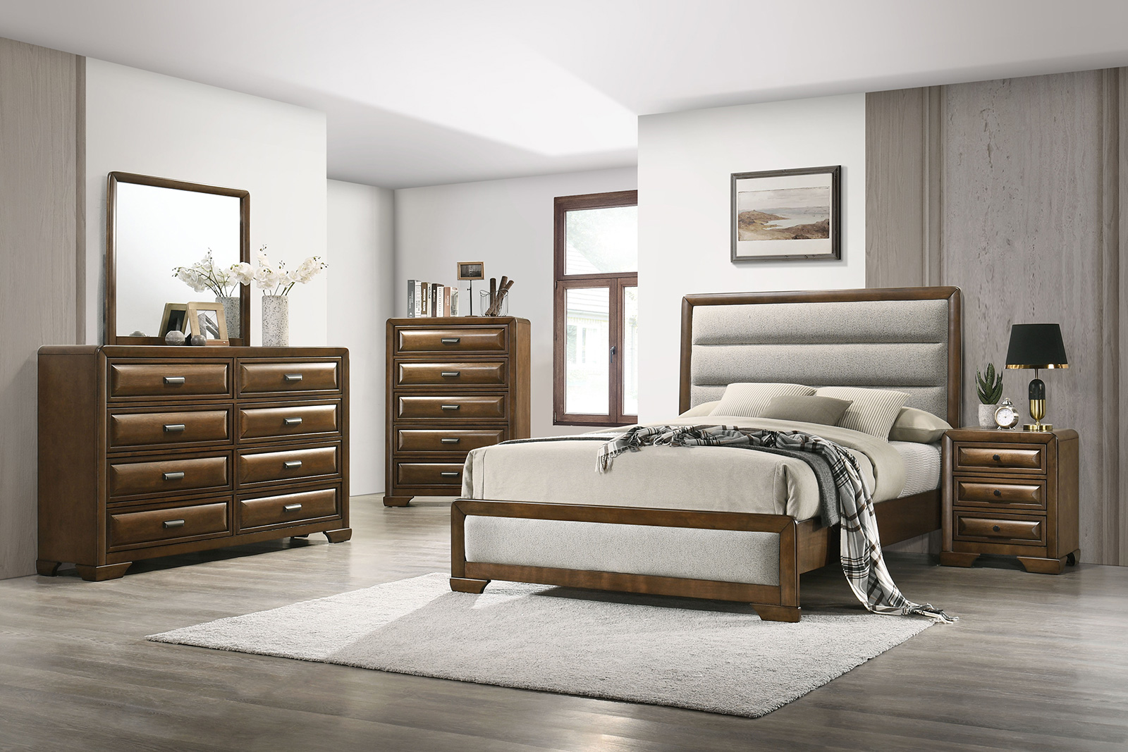 Caerwys Brown Qn. 4Pc (image for) Caerwys Brown Qn. 4Pc