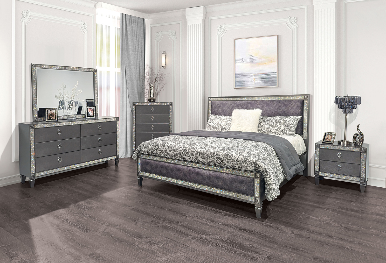 (image for) Lyanne Grey Qn. 5Pc W/2Ns