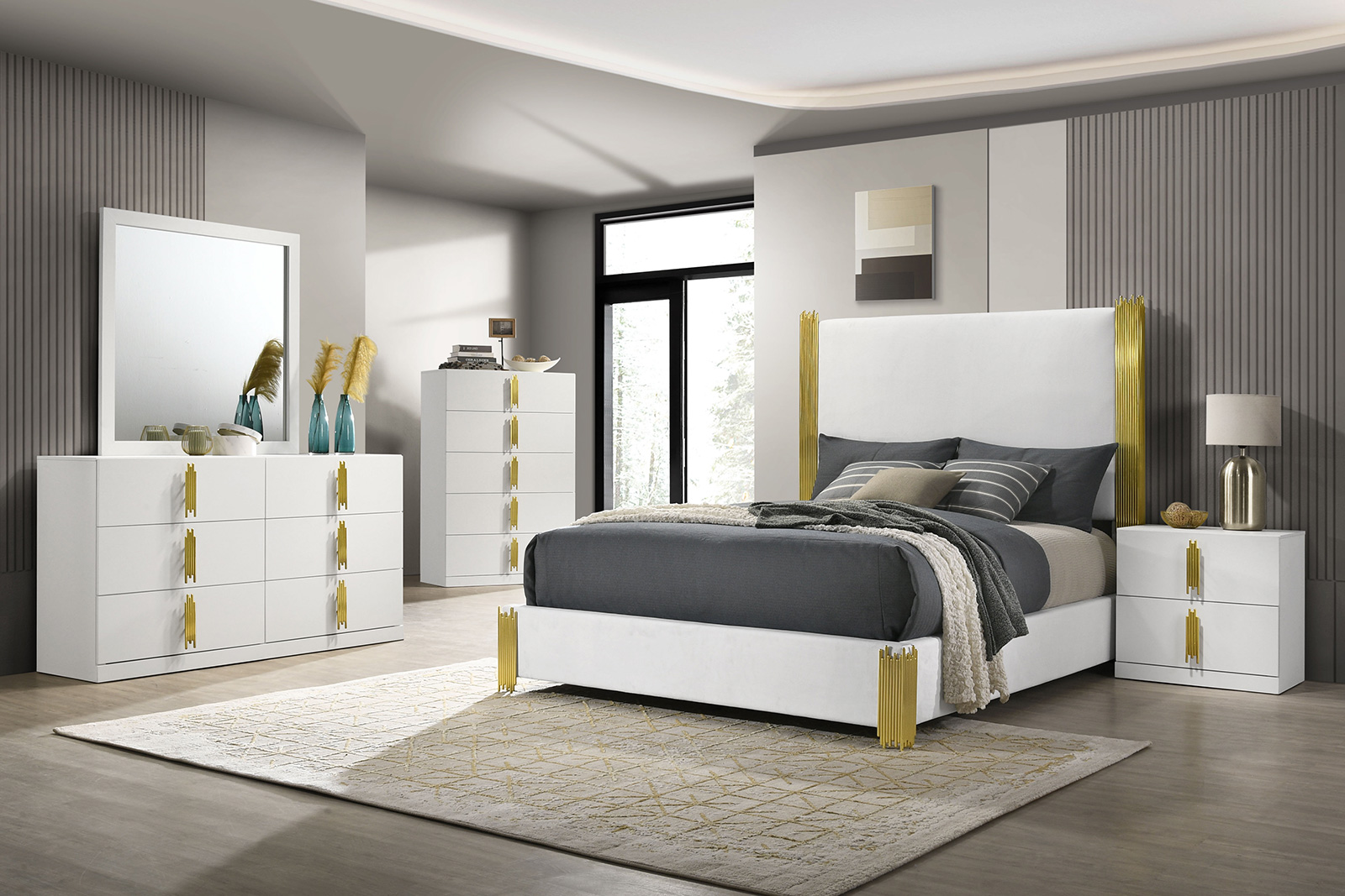 Basildon White Qn. 4Pc (image for) Basildon White Qn. 4Pc