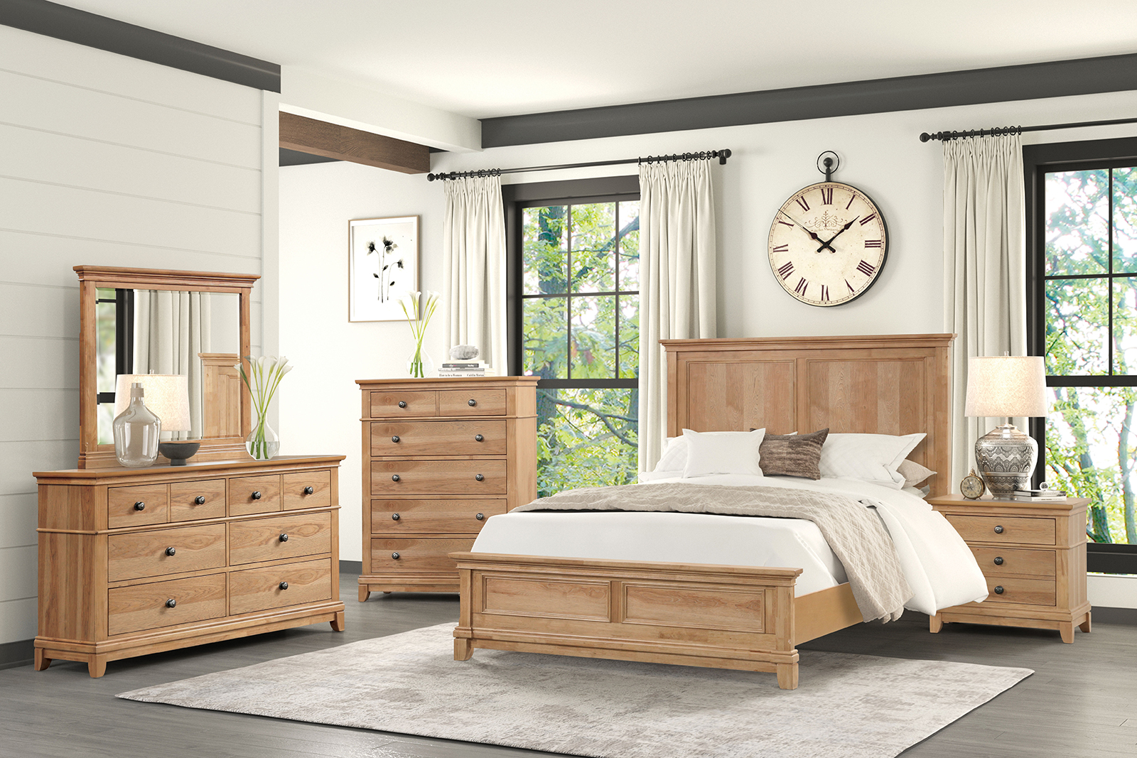 (image for) Mchenry Natural Qn. 5Pc W/2Ns
