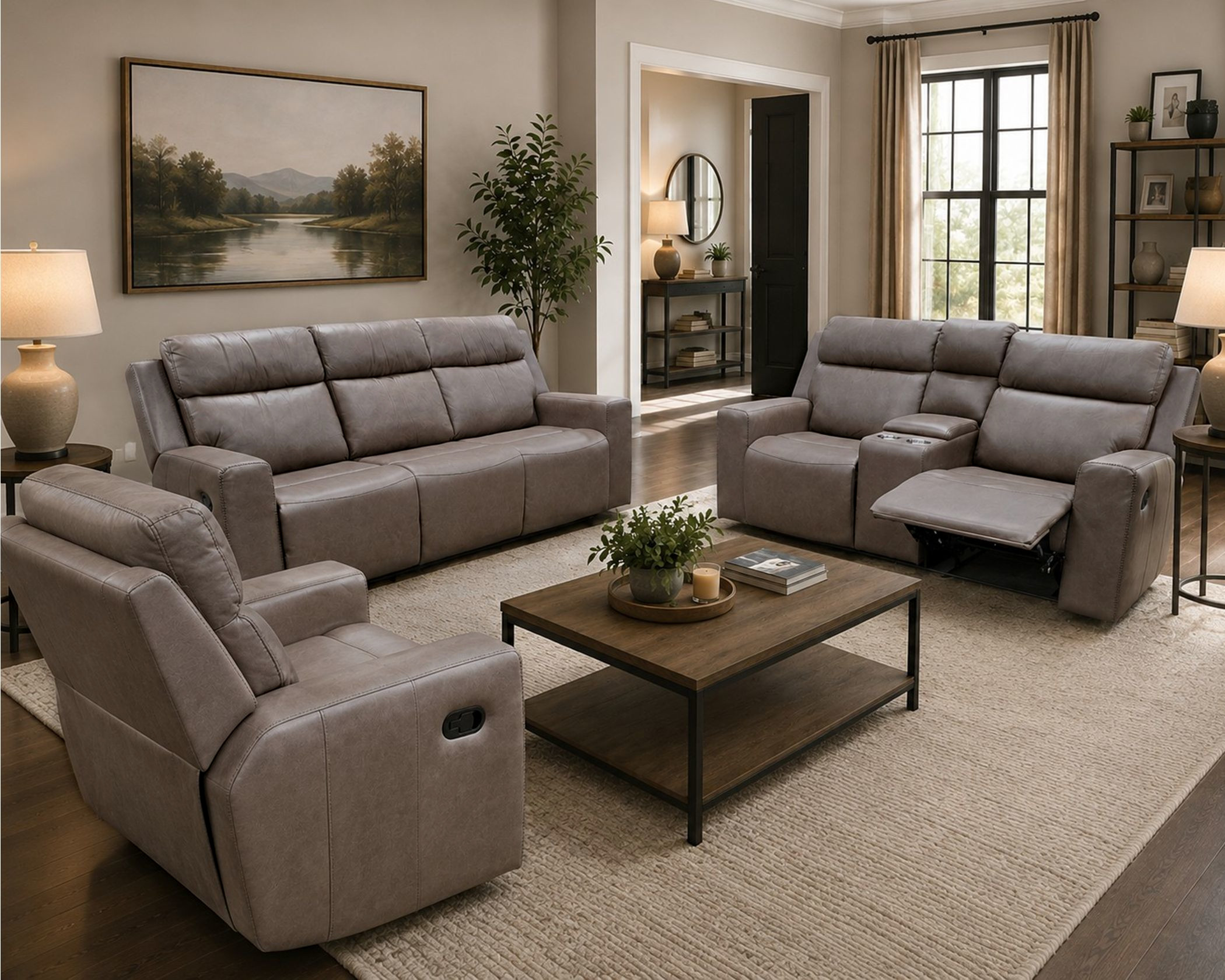 (image for) Barron Vegan Sofa and Loveseat