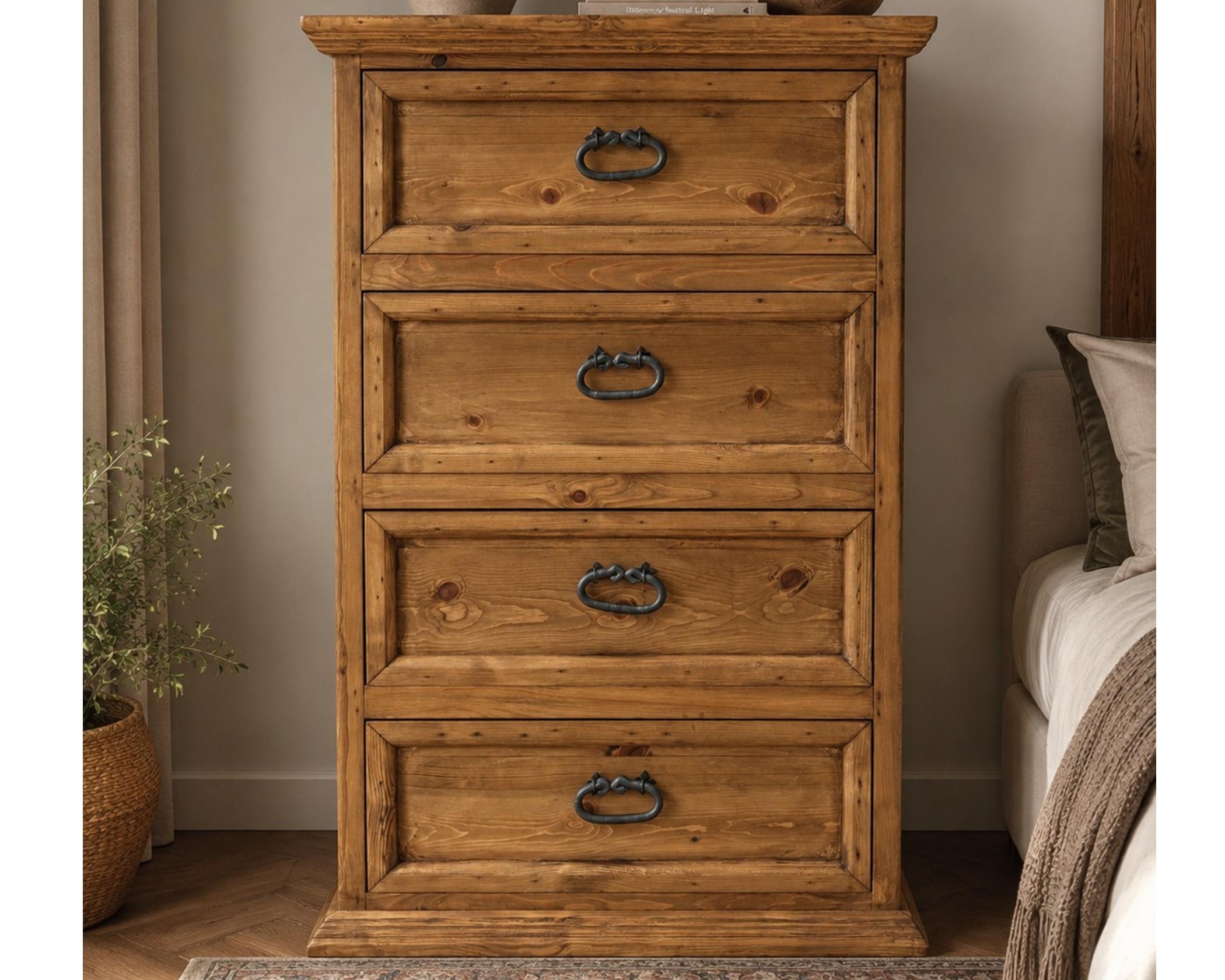 4 Drawer Nogal Chest 8 in Stock (image for) 4 Drawer Nogal Chest 8 in Stock
